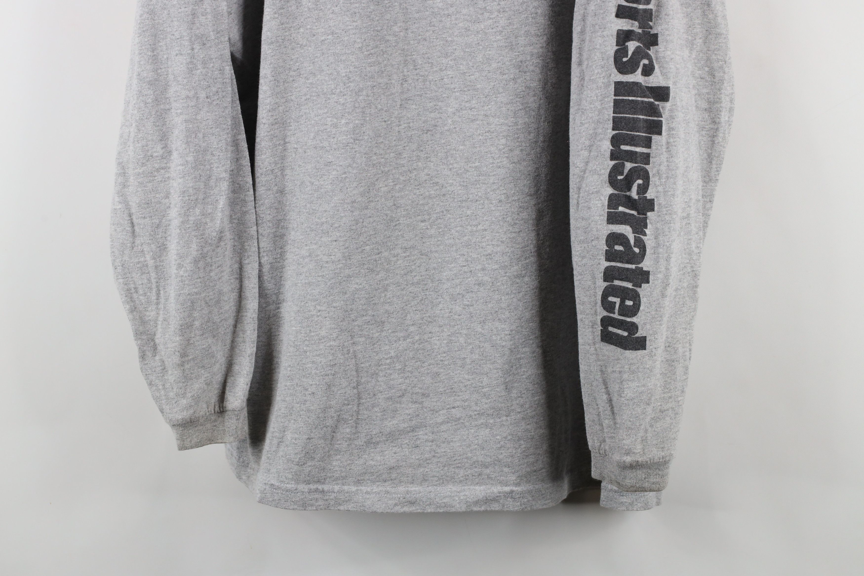 Vintage Vintage Spell Sports Illustrated Long Sleeve T-Shirt Gray Size US XL / EU 56 / 4 - 3 Thumbnail
