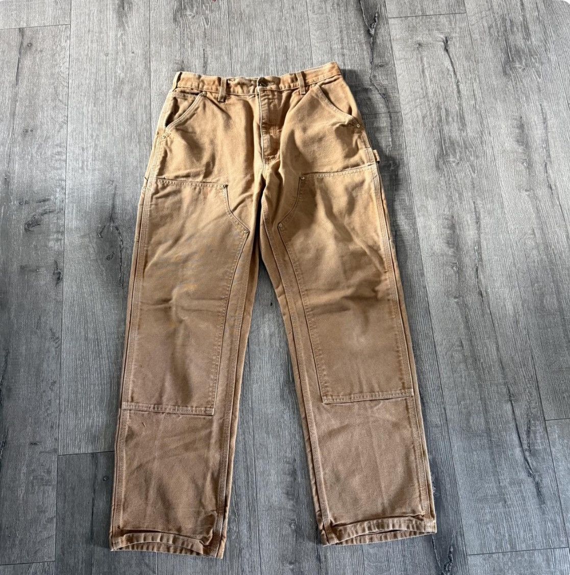 Carhartt Vintage Carhartt Tan Double Knee Size US 32 / EU 48 - 1 Thumbnail