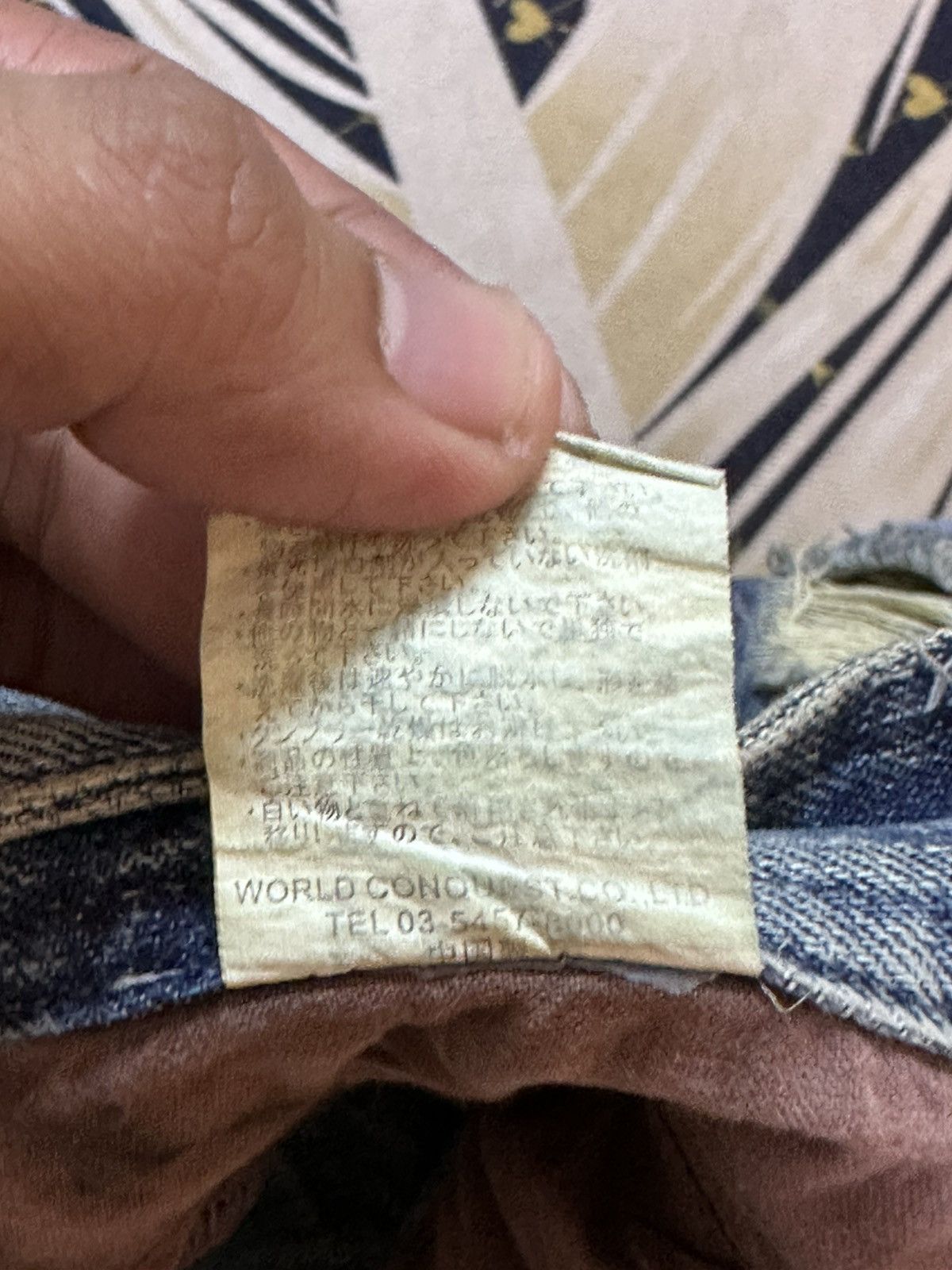 Gene Par Yukio Mishiba Vintage Gennaro Flare Faded Grunge Ripped Distressed Denim Size US 30 / EU 46 - 10 Thumbnail