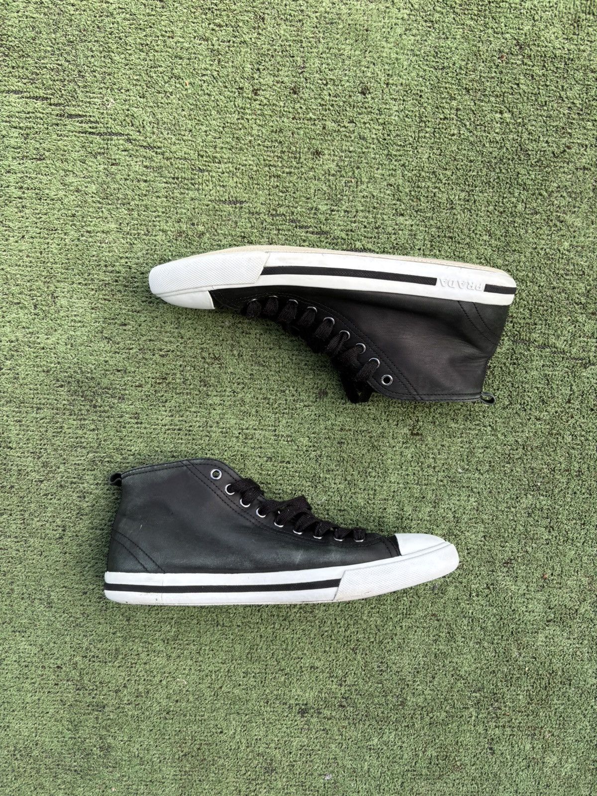 Prada Classic Prada High Sneakers Size US 7.5 / EU 40-41 - 1 Thumbnail