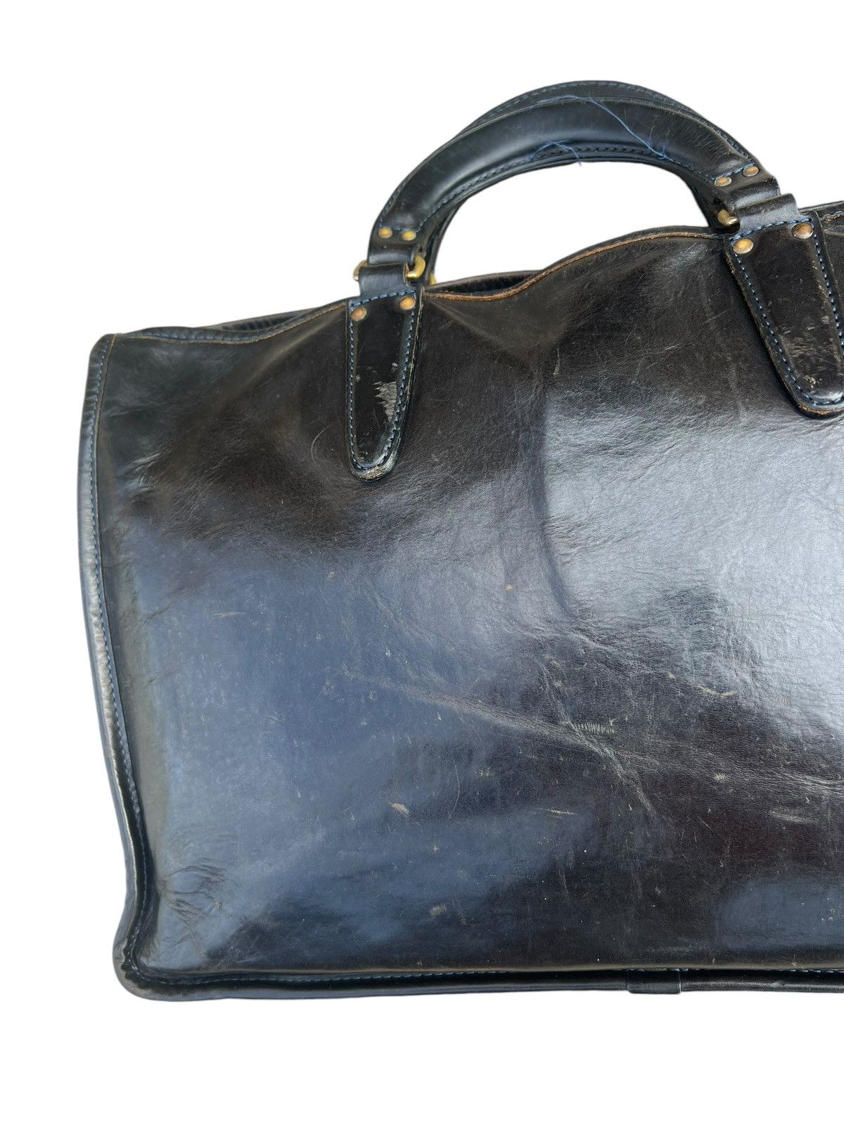 Felisi Felisi Distressed Scratches Patina Leather Bag Size ONE SIZE - 11 Thumbnail