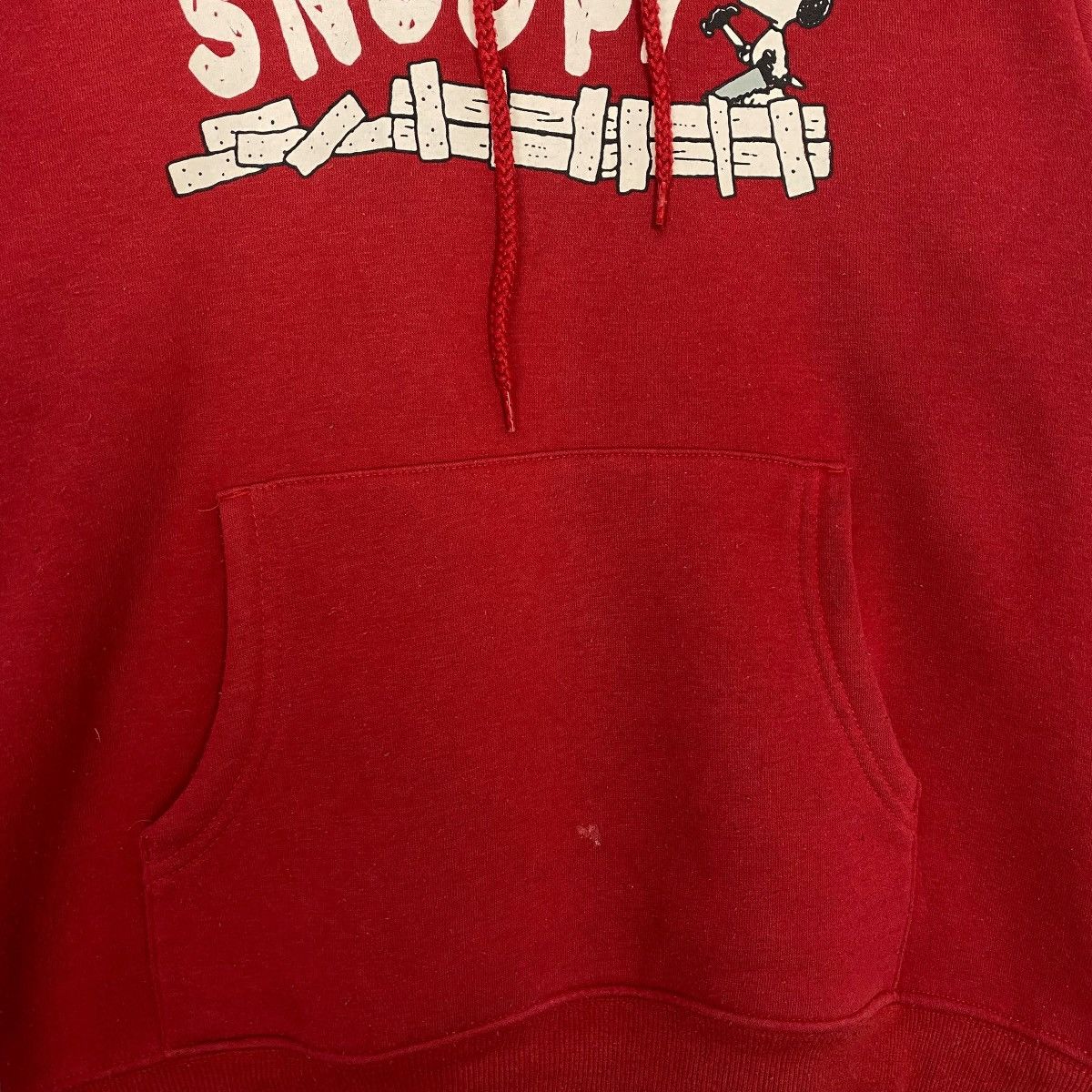 Vintage Vintage Peanuts Hoodie Sweater Red Pullover Jumper Size S Size US S / EU 44-46 / 1 - 5 Thumbnail