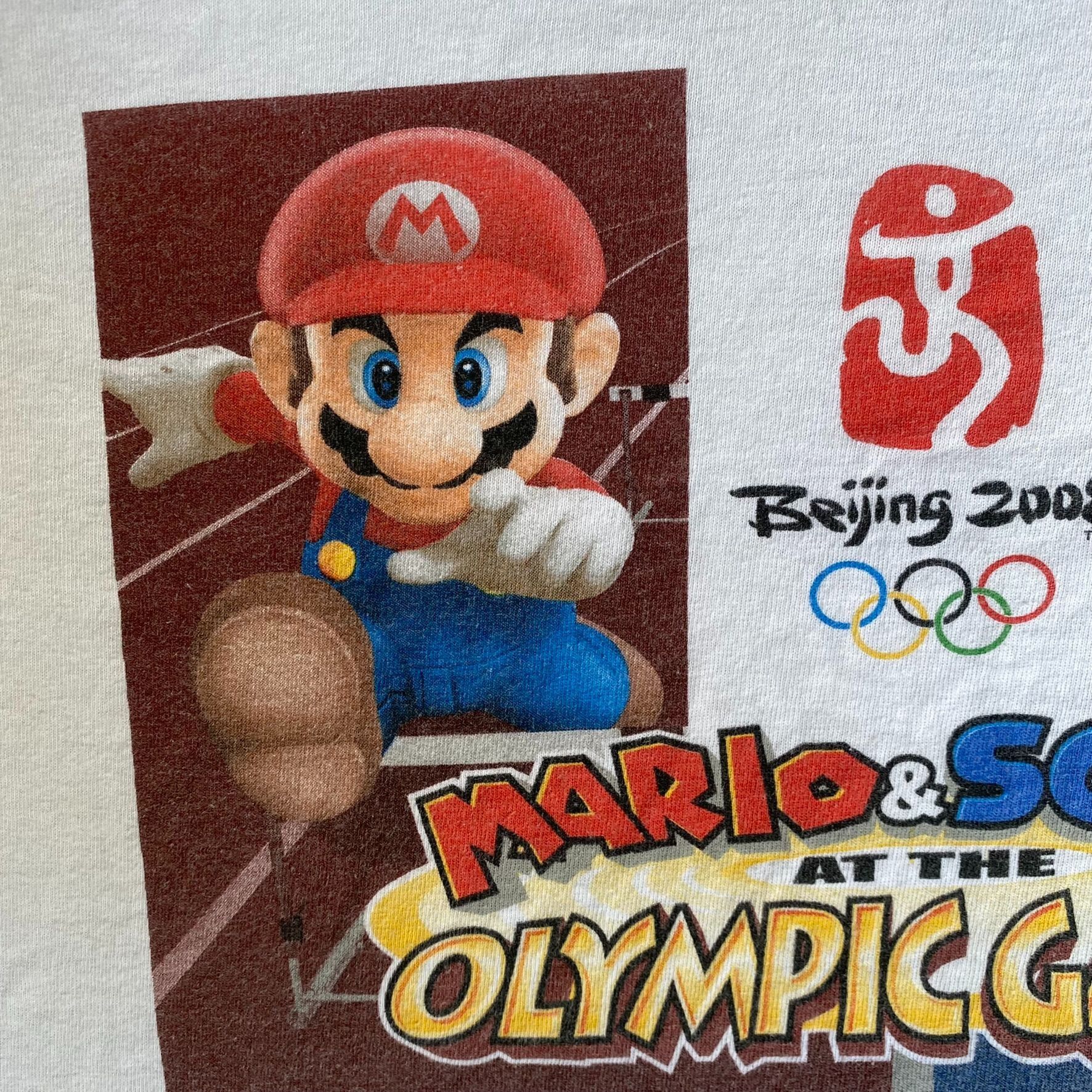 Nintendo Vintage Y2K Mario Sonic Olympic Games Shirt Nintendo Beijing Size US XL / EU 56 / 4 - 4 Thumbnail
