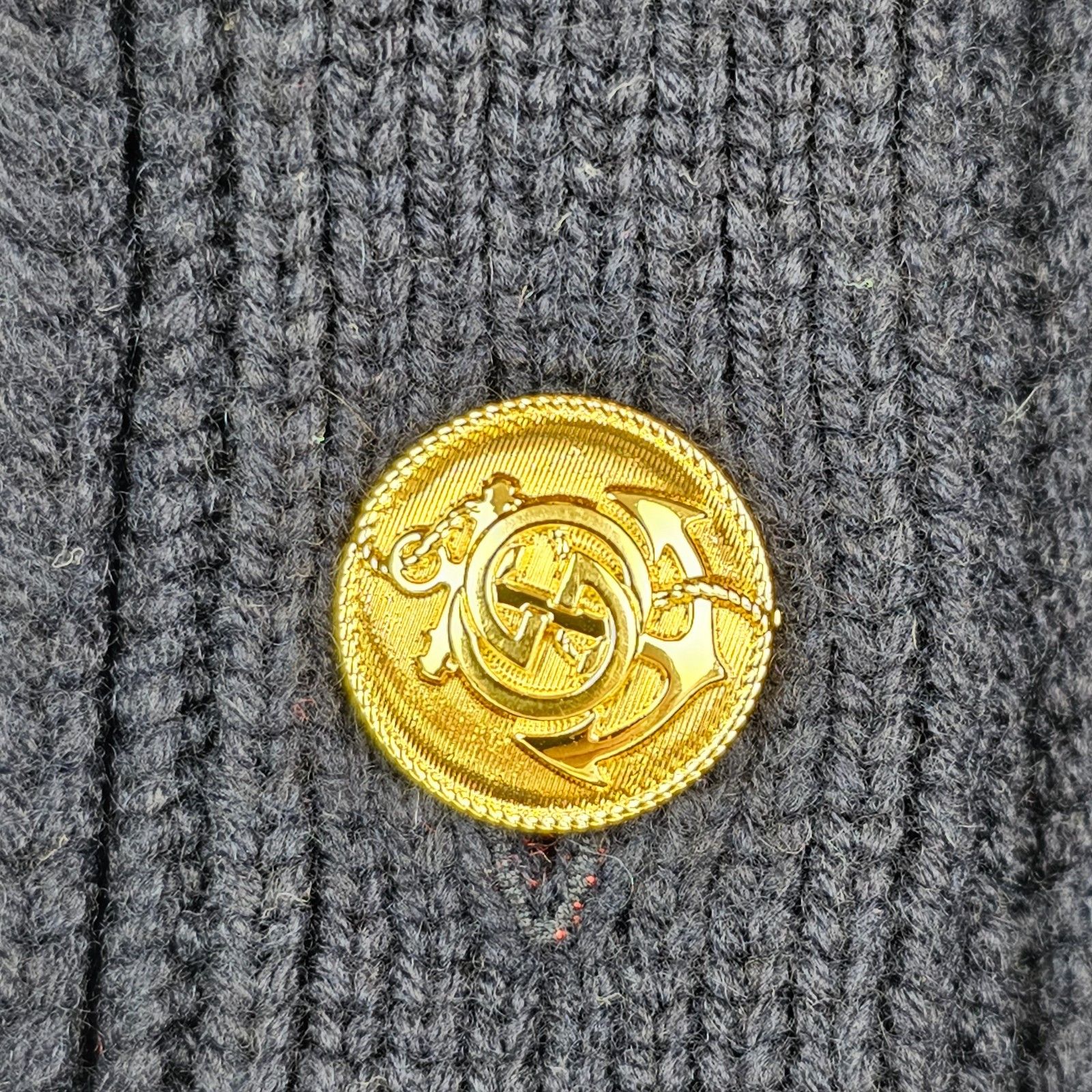 GUCCI Navy Wool Cardigan New & Authentic