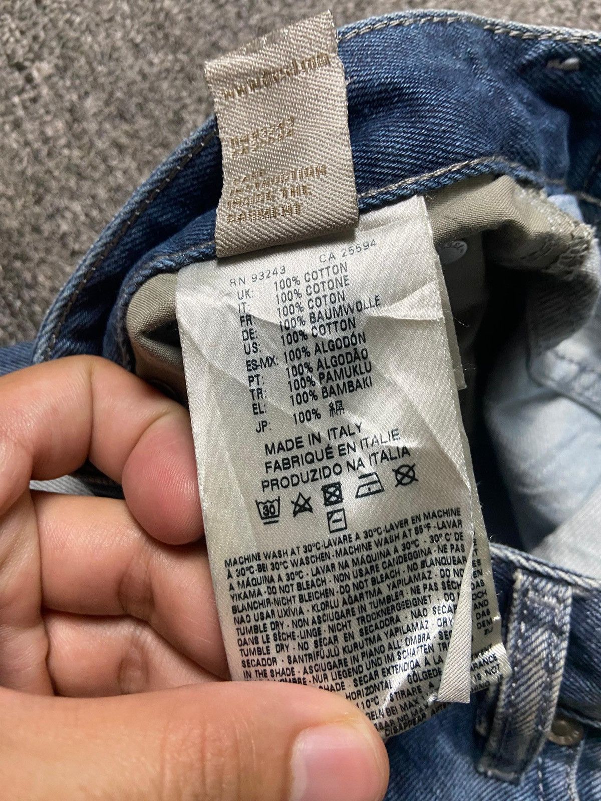 Diesel Diesel Industry Relaxed Boyfriend Low Waist Jeans (171) Size US 28 / EU 44 - 4 Thumbnail