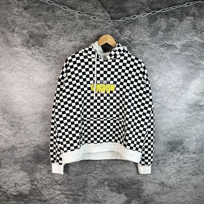 Vintage Childish Checkered Vintage Skate Hoodie Y2K Drip