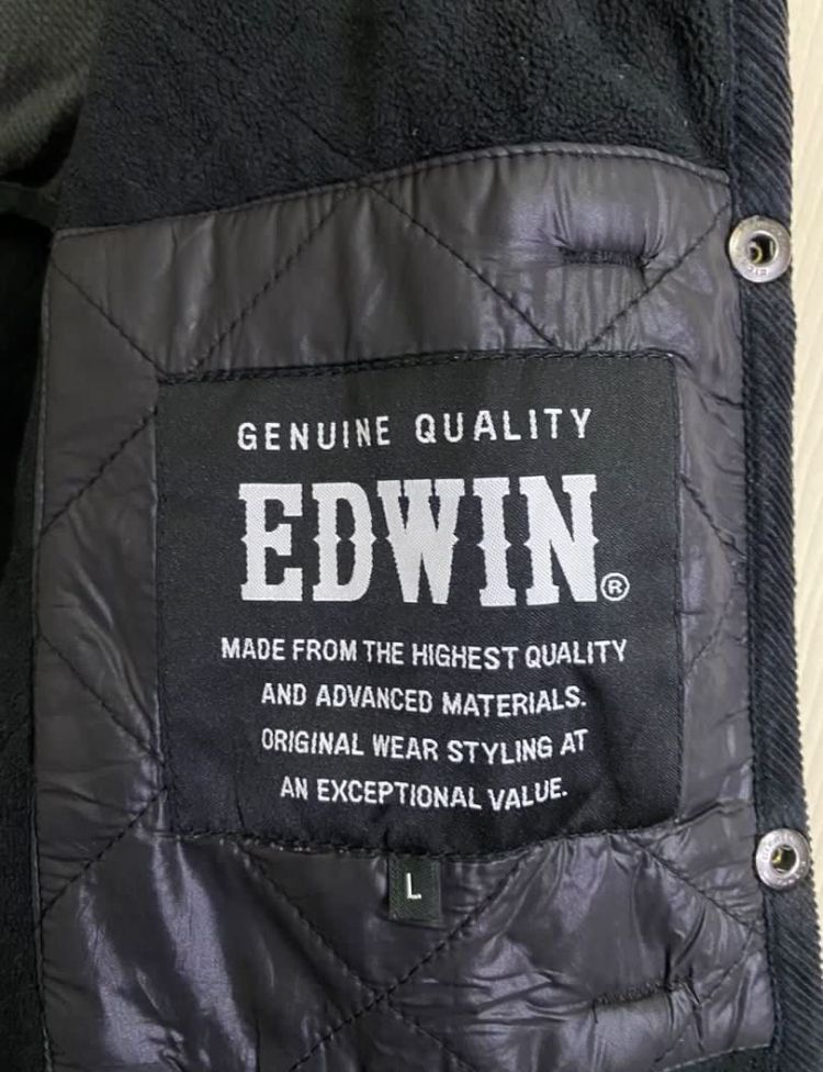 Edwin × Vintage Vintage Edwin Quilted Jacket Size US L / EU 52-54 / 3 - 7 Thumbnail