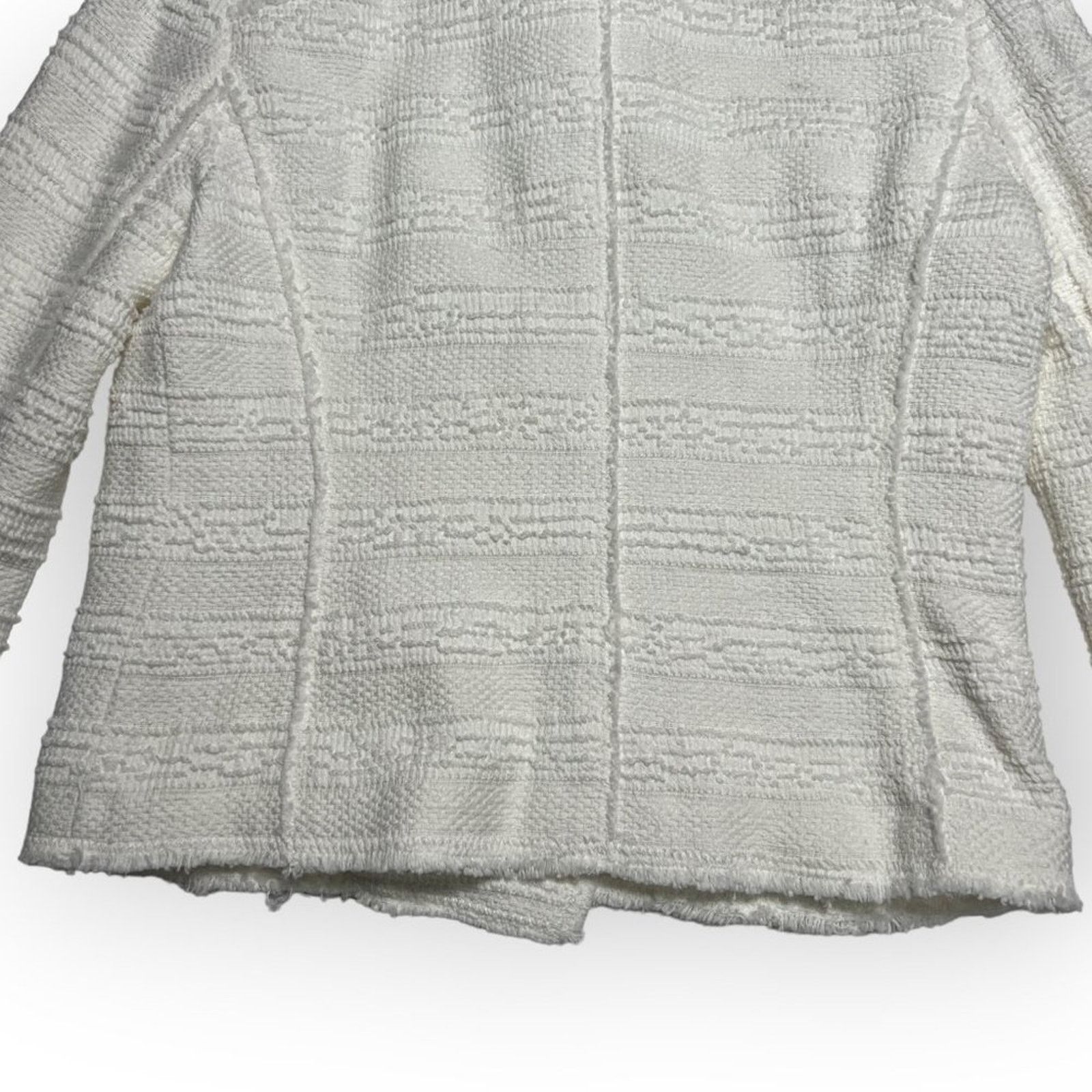 Rebecca Taylor Rebecca Taylor Boucle Moto Jacket Ivory Size 2 Size XS / US 0-2 / IT 36-38 - 12 Thumbnail