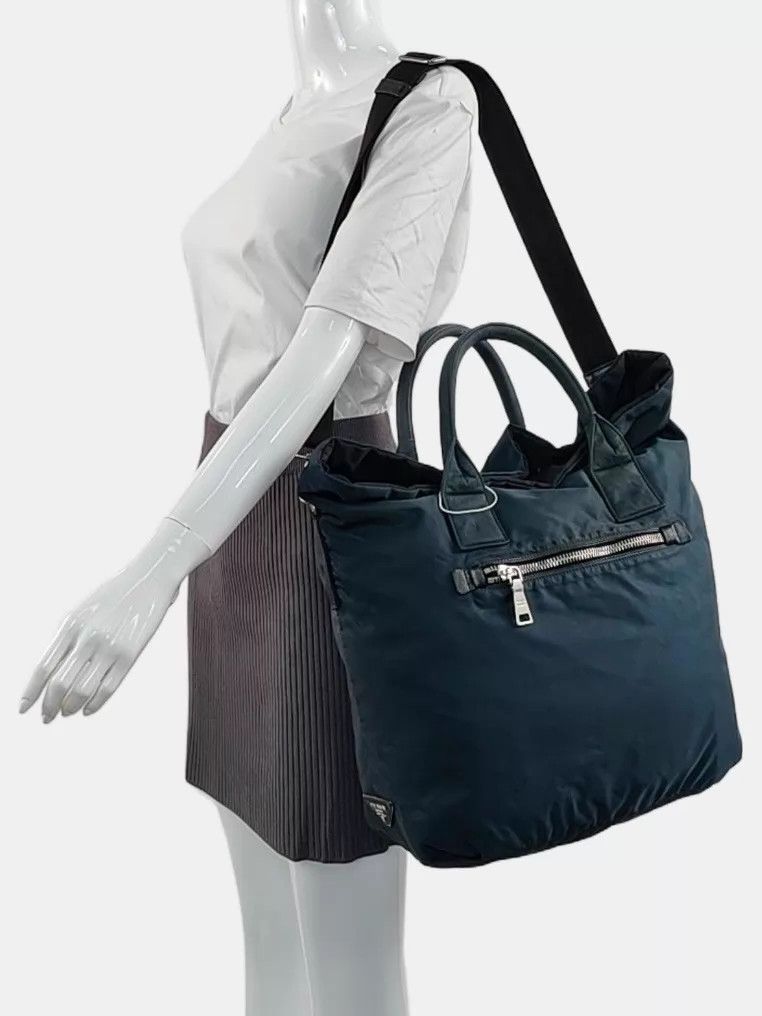 Prada Prada DoubleFace Nylon Convertible Messenger Bag Size ONE SIZE - 6 Thumbnail
