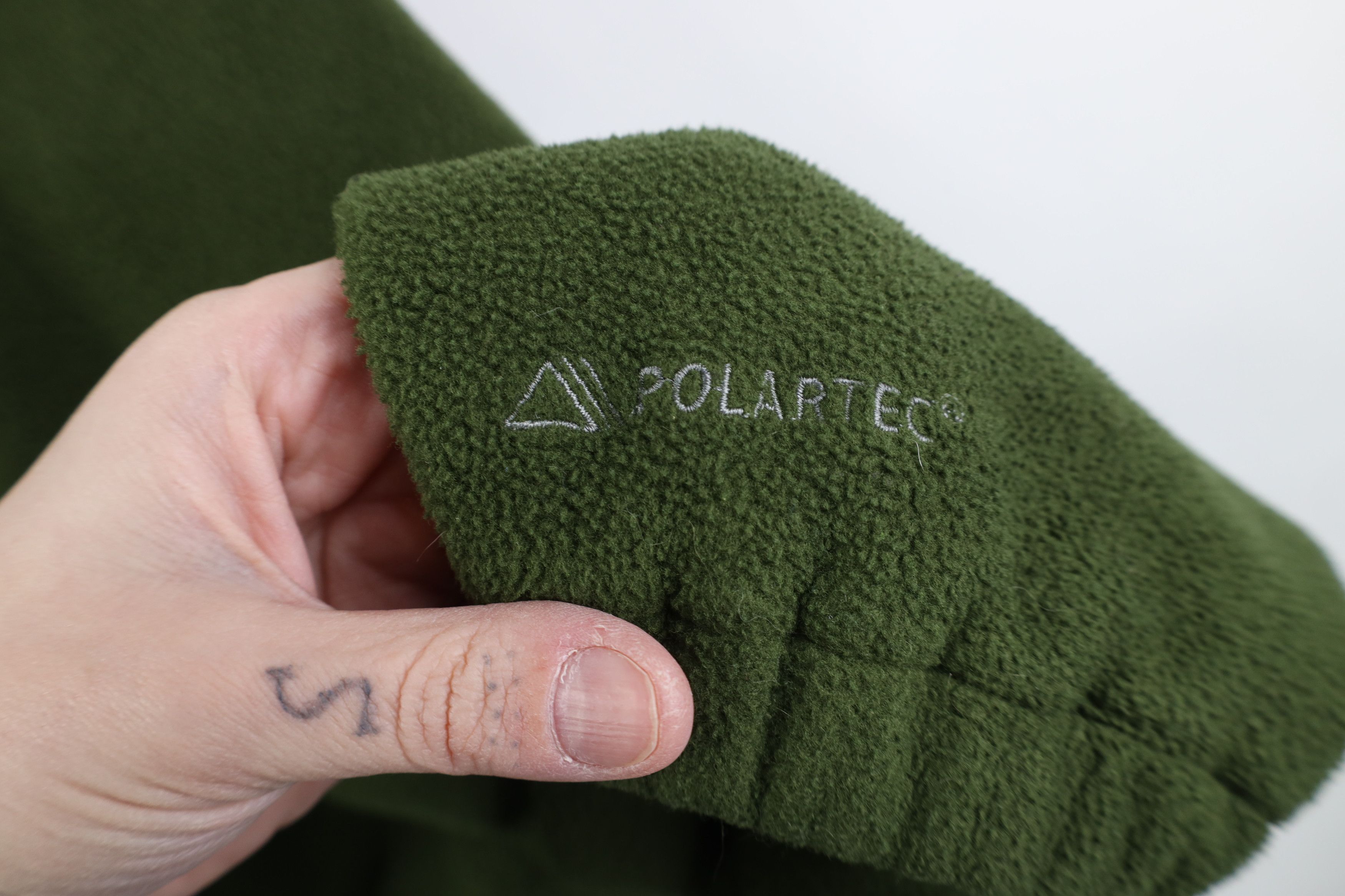 Cabelas Vintage Cabelas Polartec Fleece Full Zip Jacket Green Size US XXL / EU 58 / 5 - 4 Thumbnail