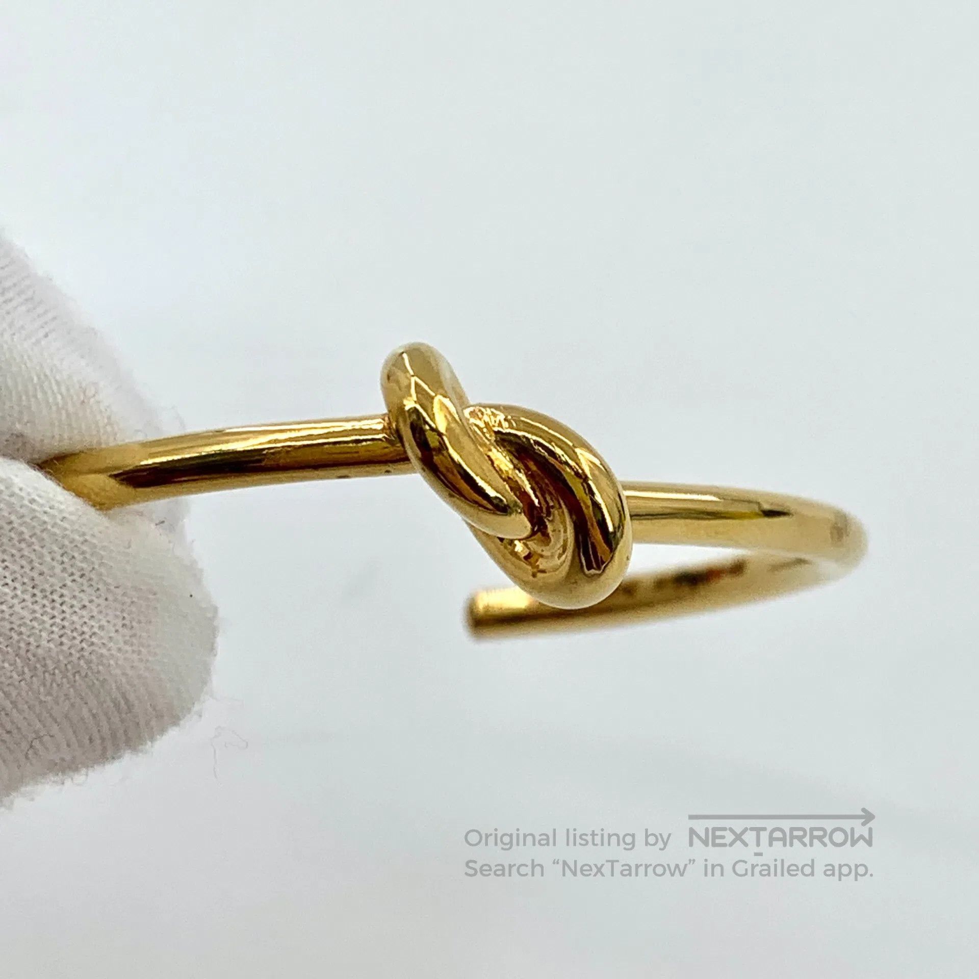 Celine CELINE Gold Open-Ended Knot Bracelet| Size ONE SIZE - 5 Thumbnail