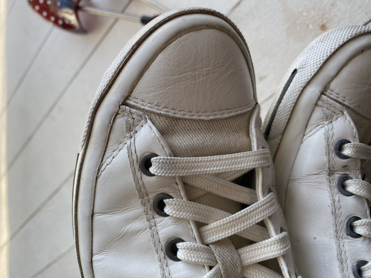 Diesel × Vintage 🔥Diesel Avant Garde White Leather Punk Sneakers 9/40 size Size US 9 / EU 42 - 11 Thumbnail