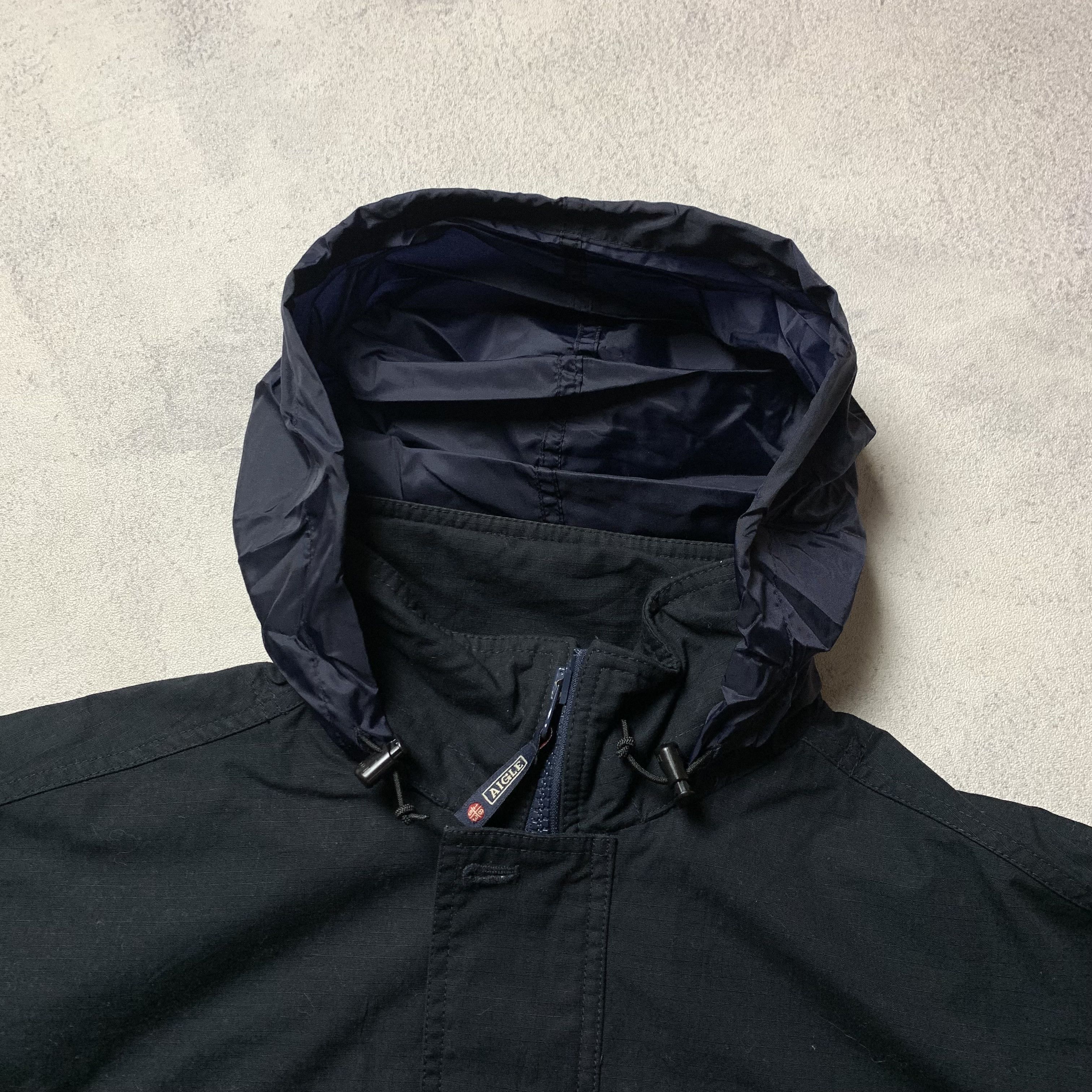 Aigle Aigle Cotton Canvas Black Jacket Size US M / EU 48-50 / 2 - 6 Thumbnail
