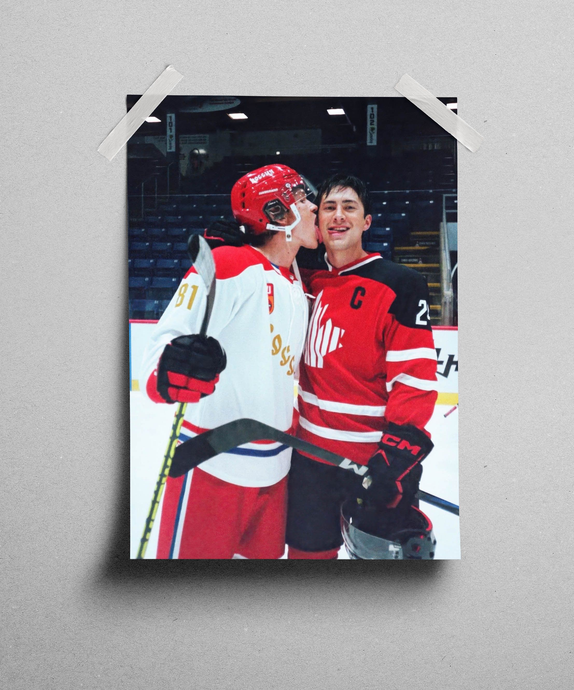 Guide Series Heated Rivalry Poster Hollanov print Rozanov Hollander art Size ONE SIZE - 2 Thumbnail
