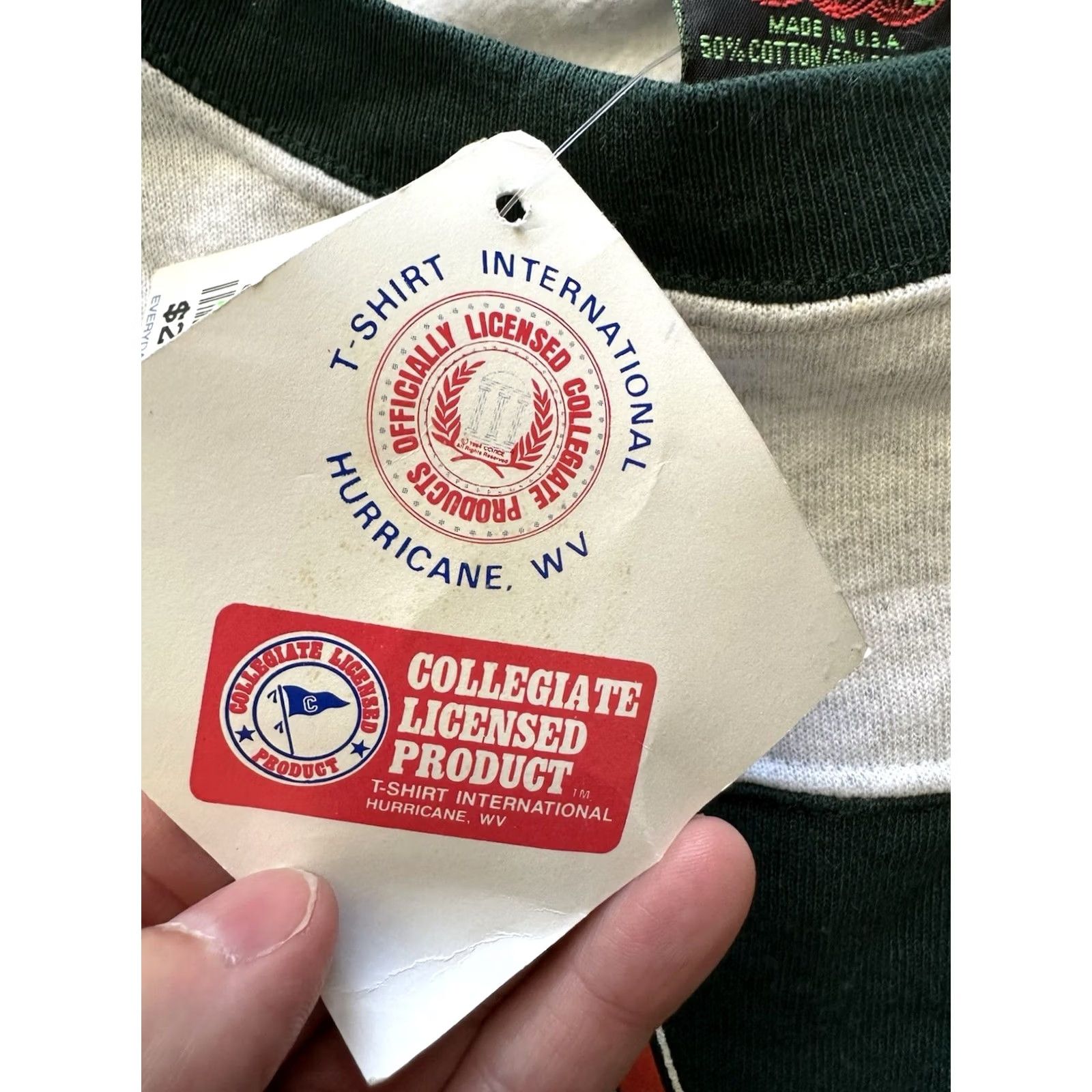 Starter VINTAGE Starter Miami Hurricanes Sweatshirt XL Embroidered 1990s RARE New W/Tags Size US XL / EU 56 / 4 - 6 Thumbnail