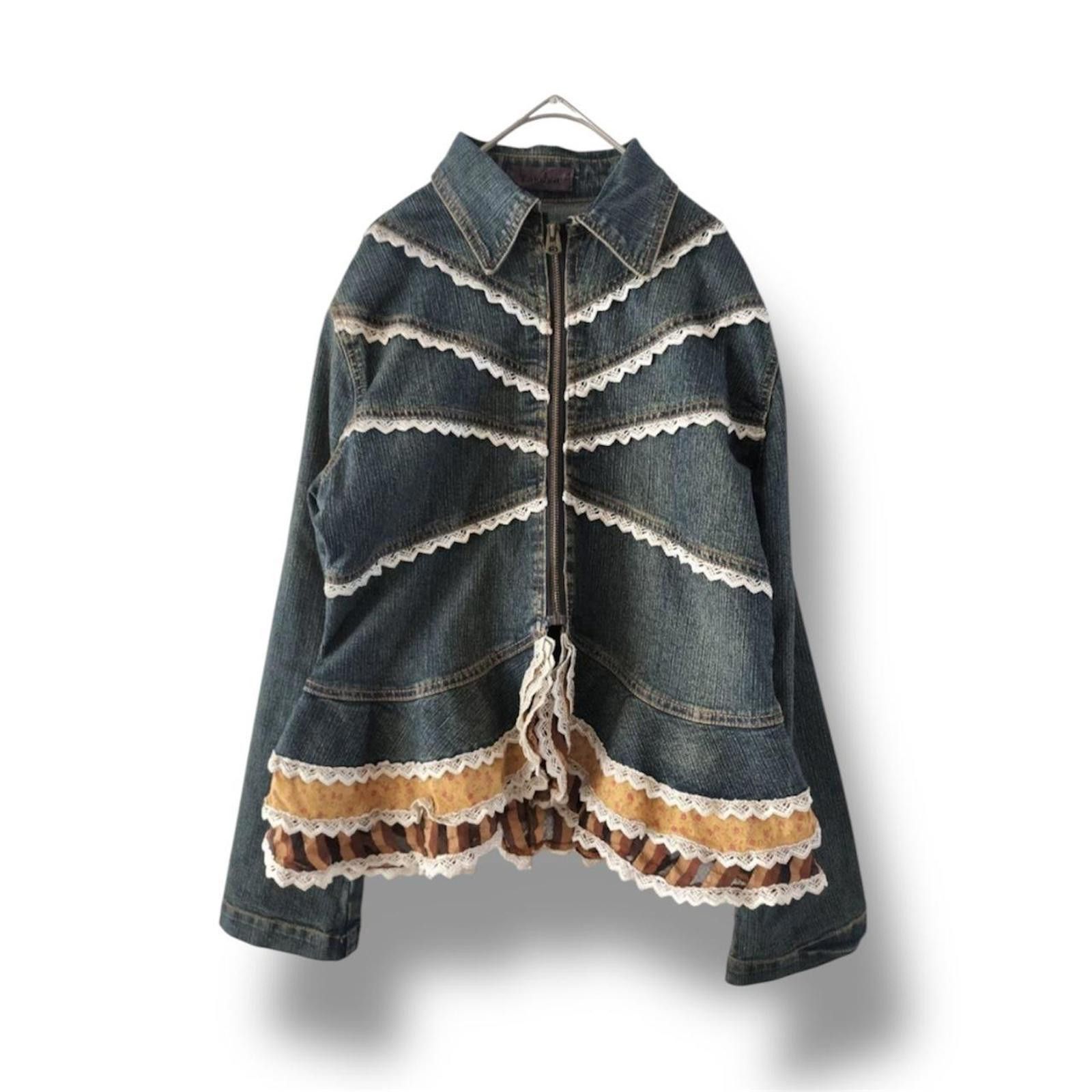 Other Vintage 2000s fairy grunge boho denim jacket Size XS / US 0-2 / IT 36-38 - 1 Thumbnail