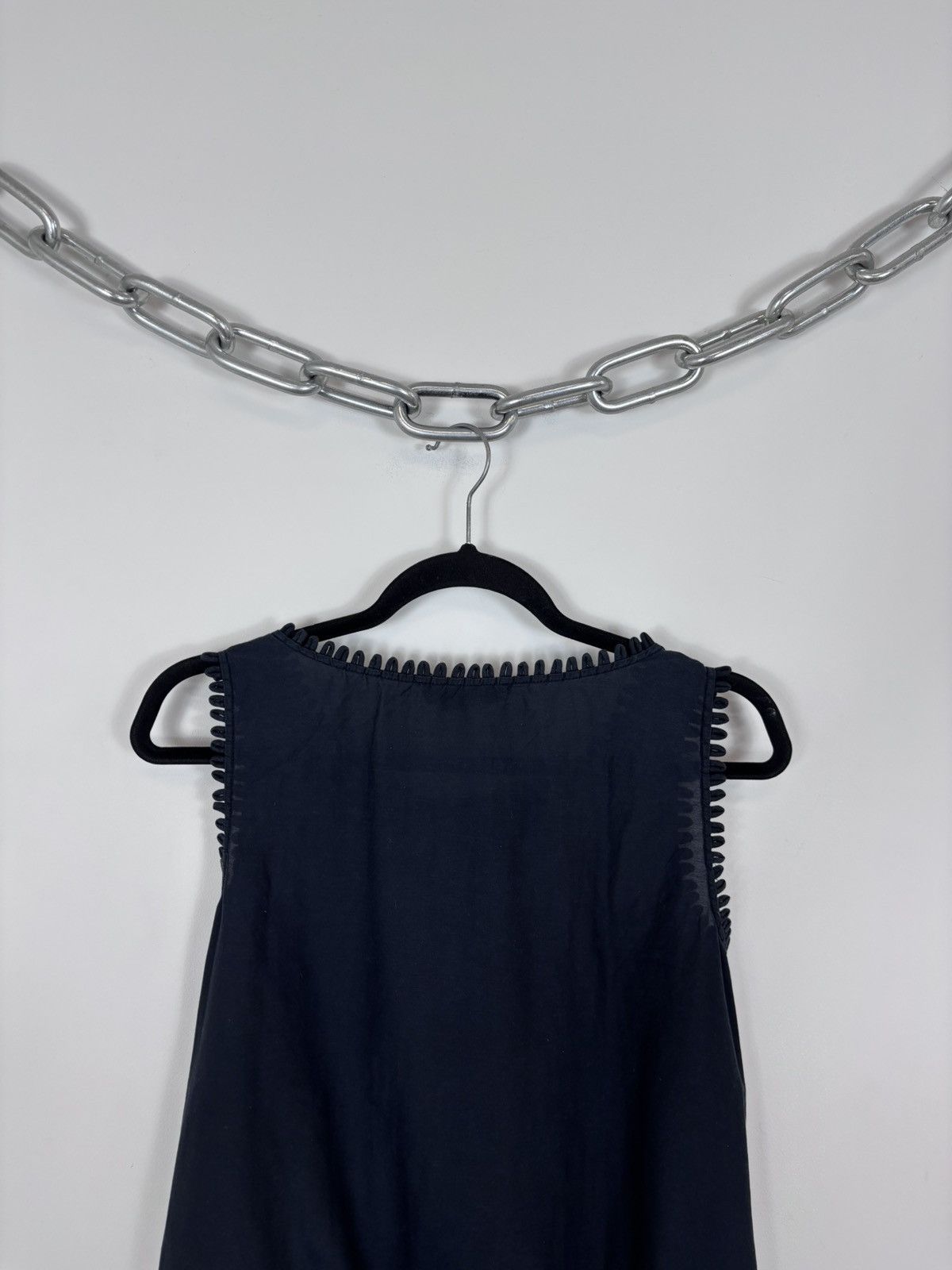 Weekend Max Mara Weekend Max Mara Women’s Navy Sleeveless Tank Top Blouse Size M / US 6-8 / IT 42-44 - 11 Thumbnail