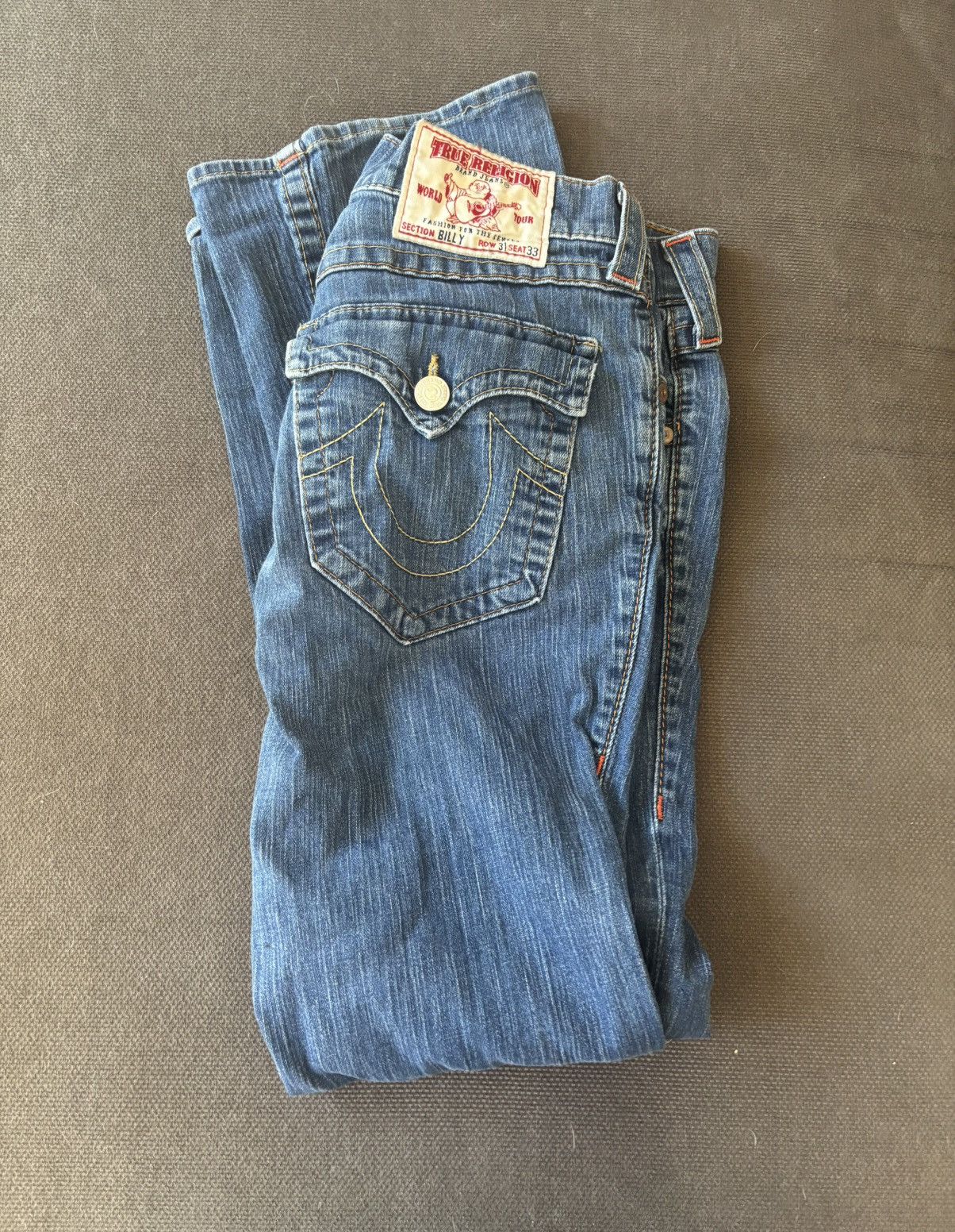 True Religion Vintage 90s True Religion Jeans Size US 31 - 2 Thumbnail