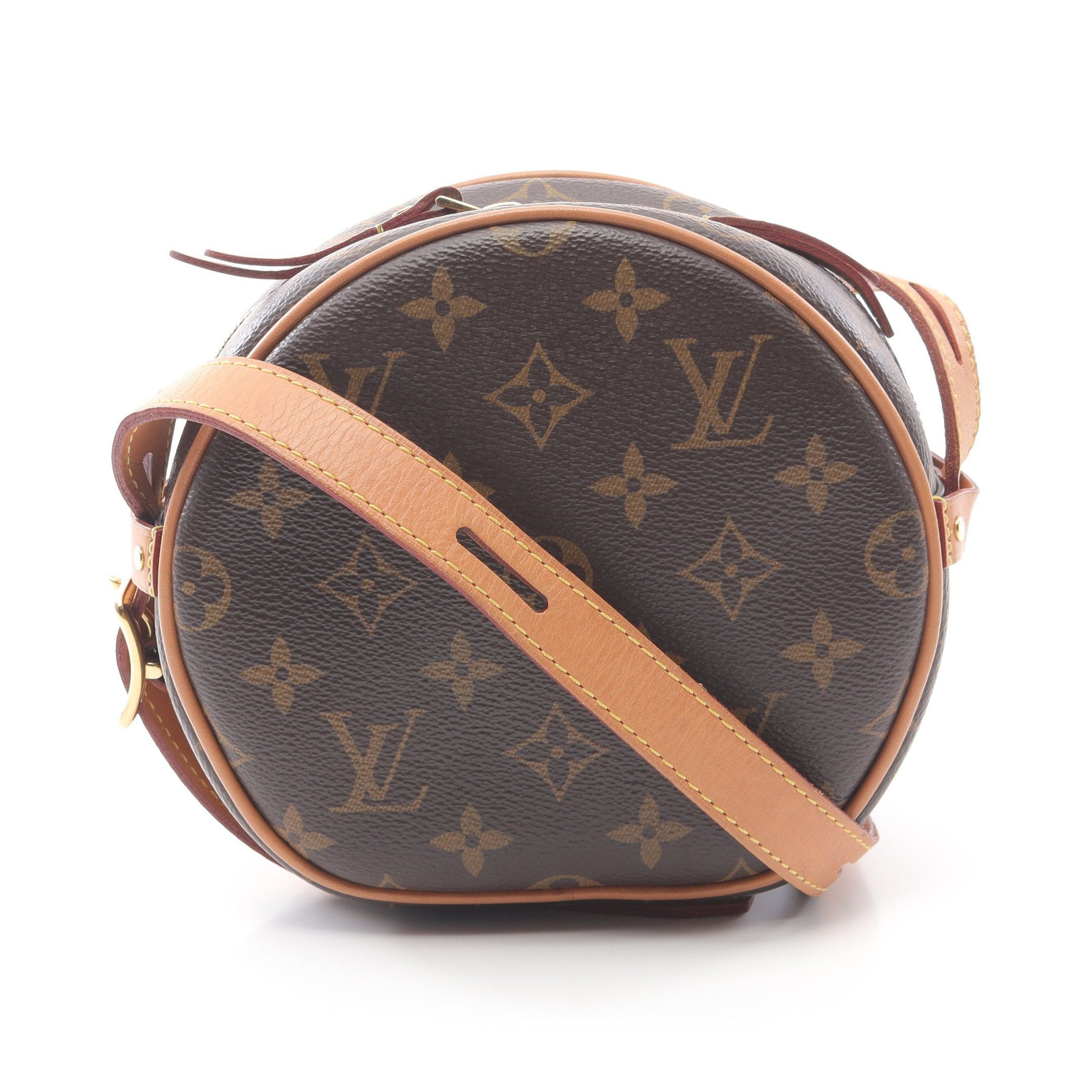 Louis Vuitton Boatt Chapeau Souple Pm Monogram Shoulder Bag Leather Brown