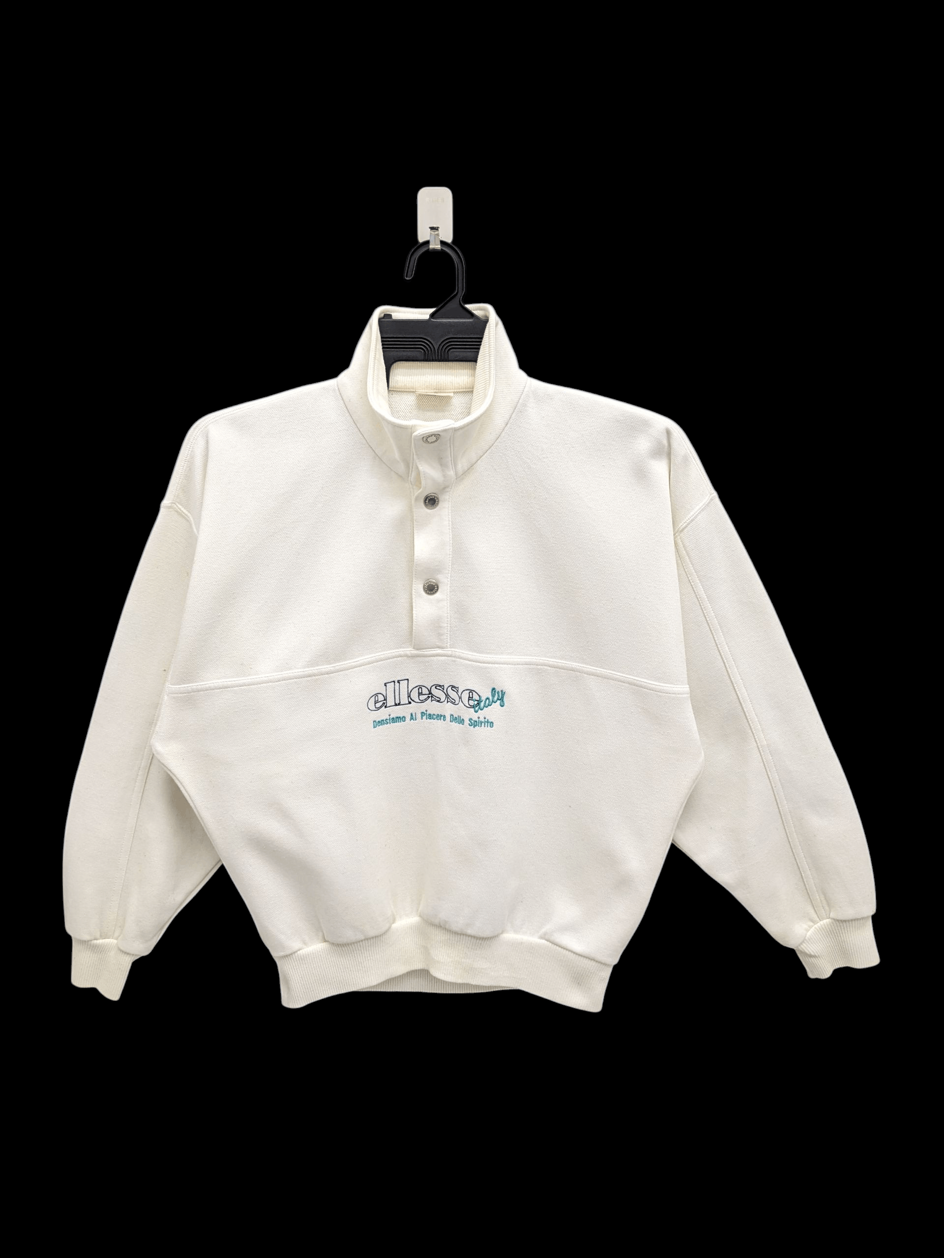 Ellesse Vintage 90s Ellesse Pensiamo Al Piacere Dello Spirito Size US M / EU 48-50 / 2 - 1 Thumbnail