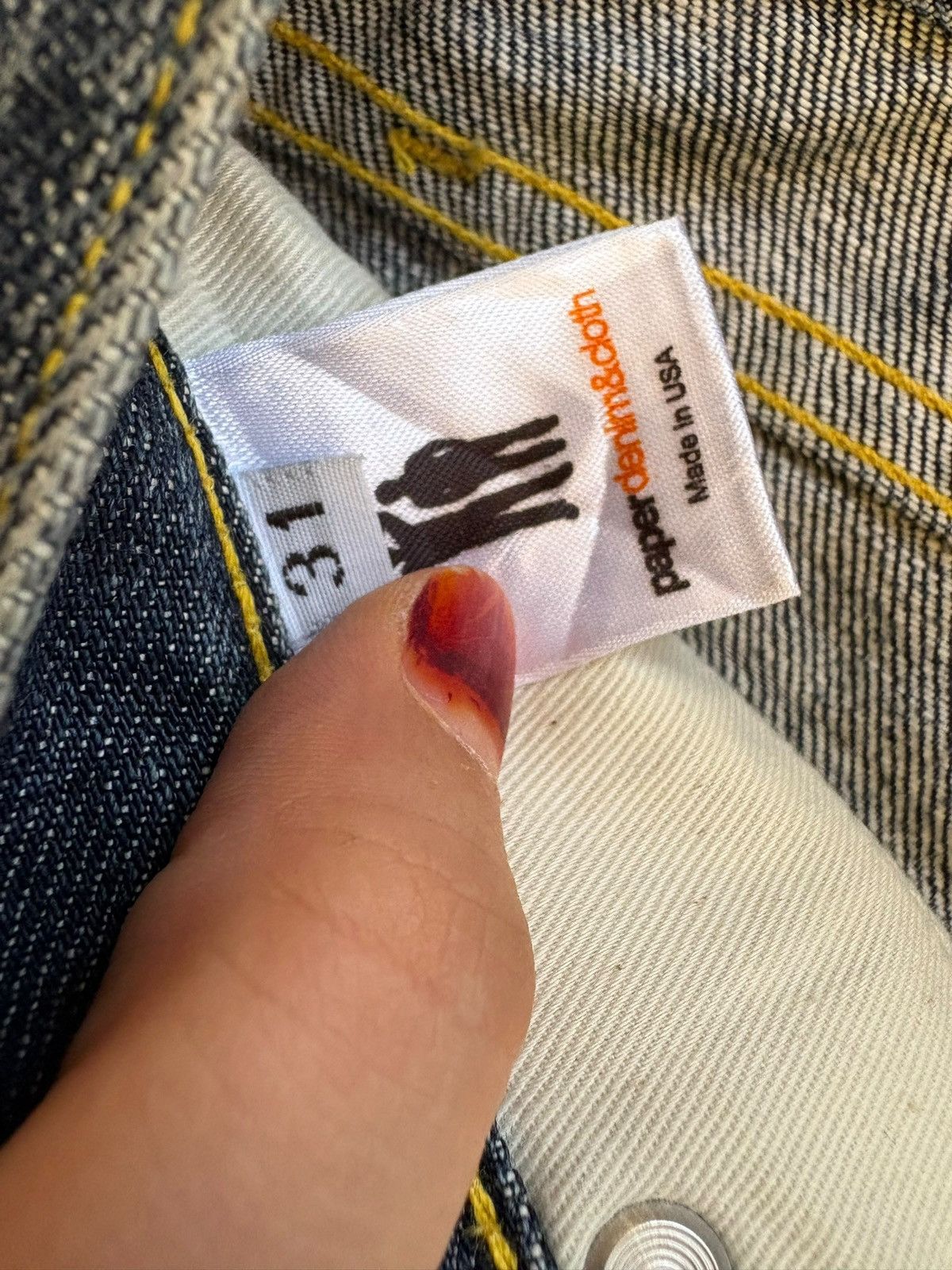 Paper Denim & Cloth Vintage Paper Denim & Cloth Mud Wash Bootcut Flare Jeans Size US 30 / EU 46 - 9 Thumbnail