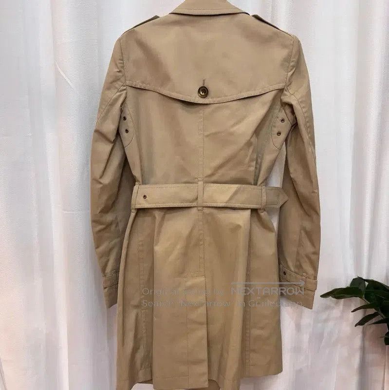 Burberry Burberry Khaki Long Trench Coat for Women. Size XS / US 0-2 / IT 36-38 - 2 Thumbnail