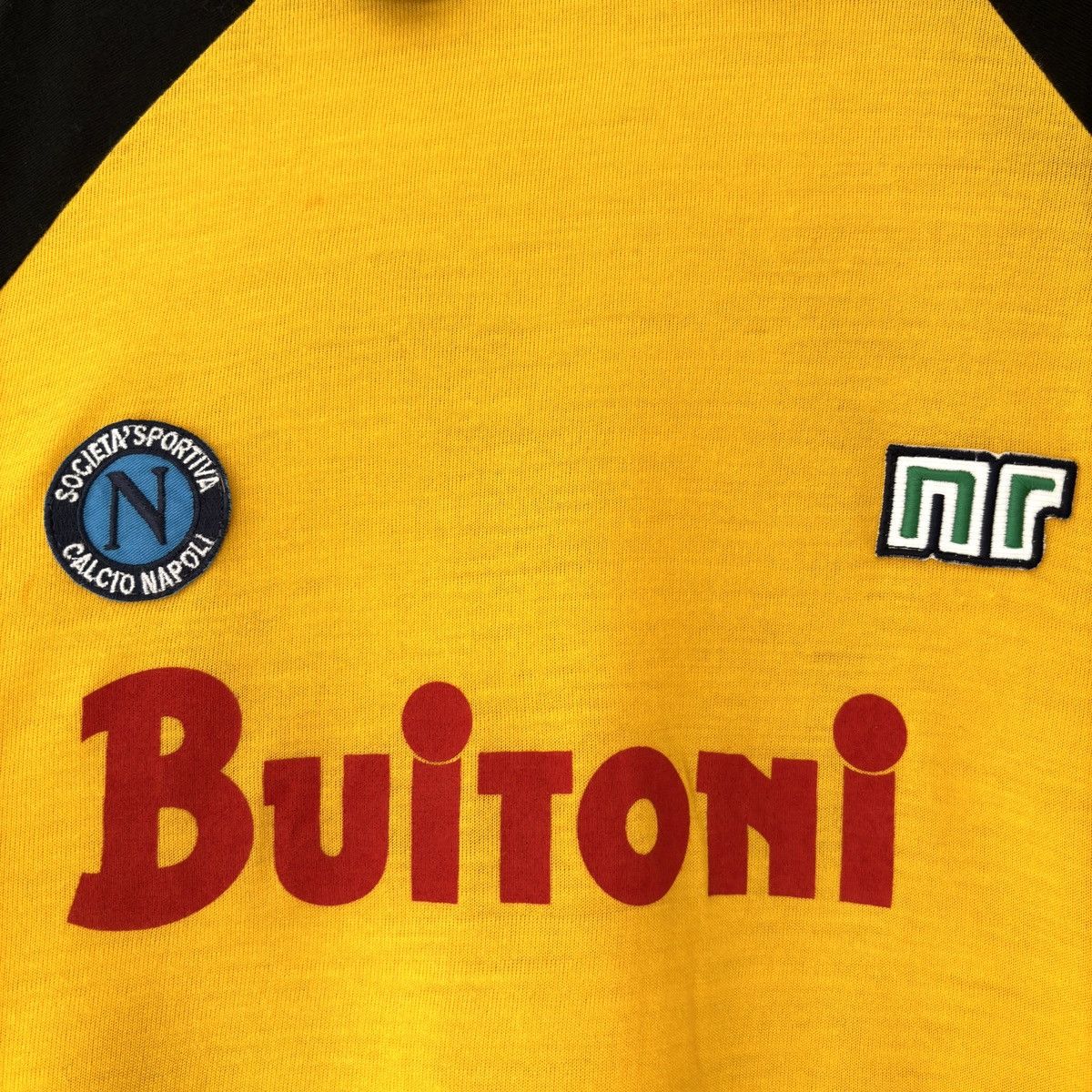 Vintage 1985 1986 Napoli Vintage Goalkeeper Long Kit Soccer Jersey Size US L / EU 52-54 / 3 - 7 Thumbnail
