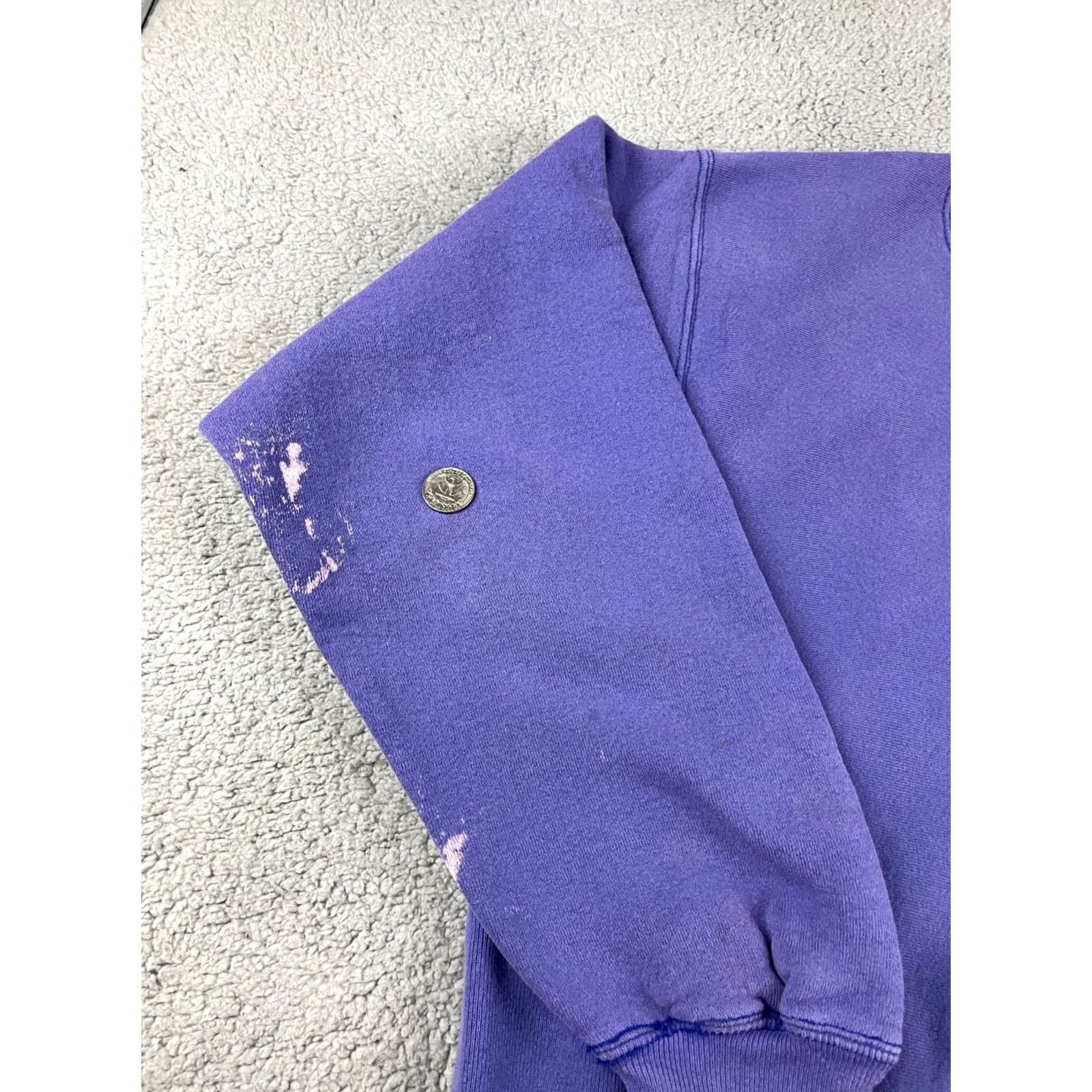 Lee Vintage Lee Sweatshirt Cross Grain Adult Large Purple USA L Crew Neck Pullover Graphic Print 90s Mens Size US L / EU 52-54 / 3 - 6 Thumbnail