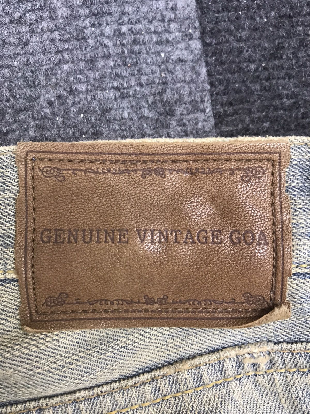 Japanese Brand 💥HIGH END SEDITIONARIES💥GOA MUD WASH DISTRESSED DENIM F373 Size US 31 - 19 Thumbnail