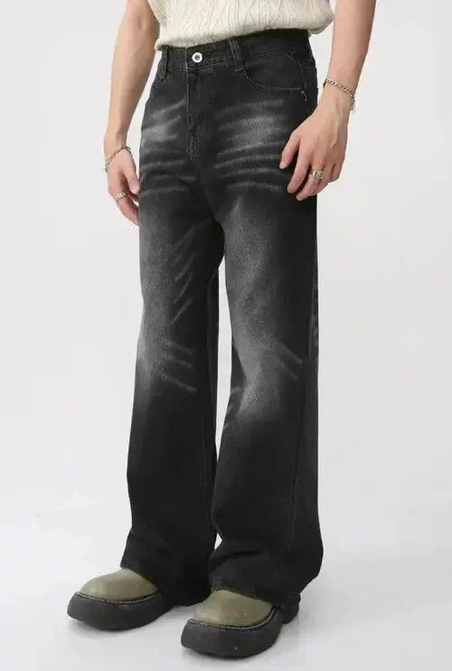 Japanese Brand × Vintage Vintage Straight Loose Denim Size US 33 - 1 Thumbnail