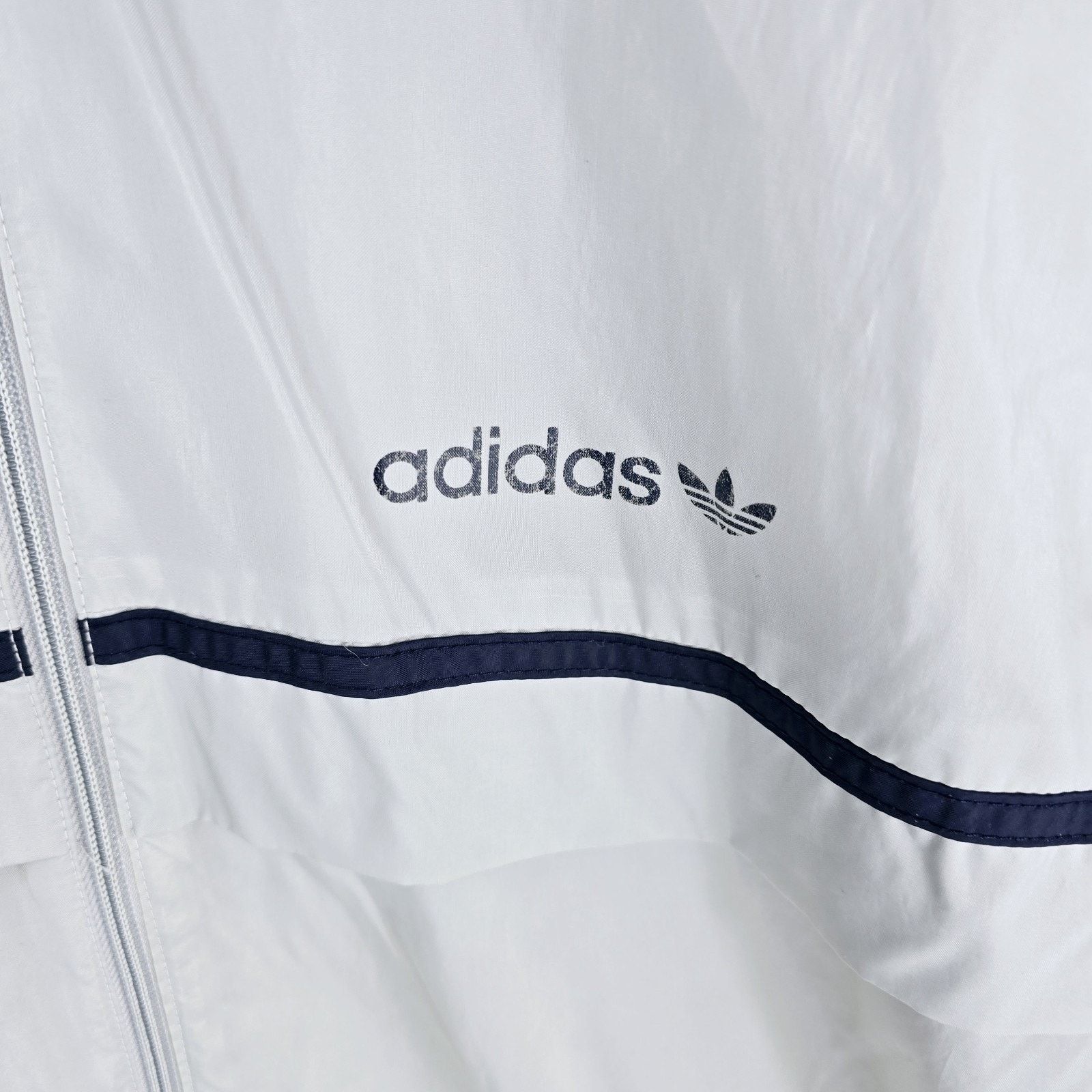 Adidas Vintage 80s Adidas Full Zip Windbreaker Mens Jacket Large Size US L / EU 52-54 / 3 - 4 Thumbnail