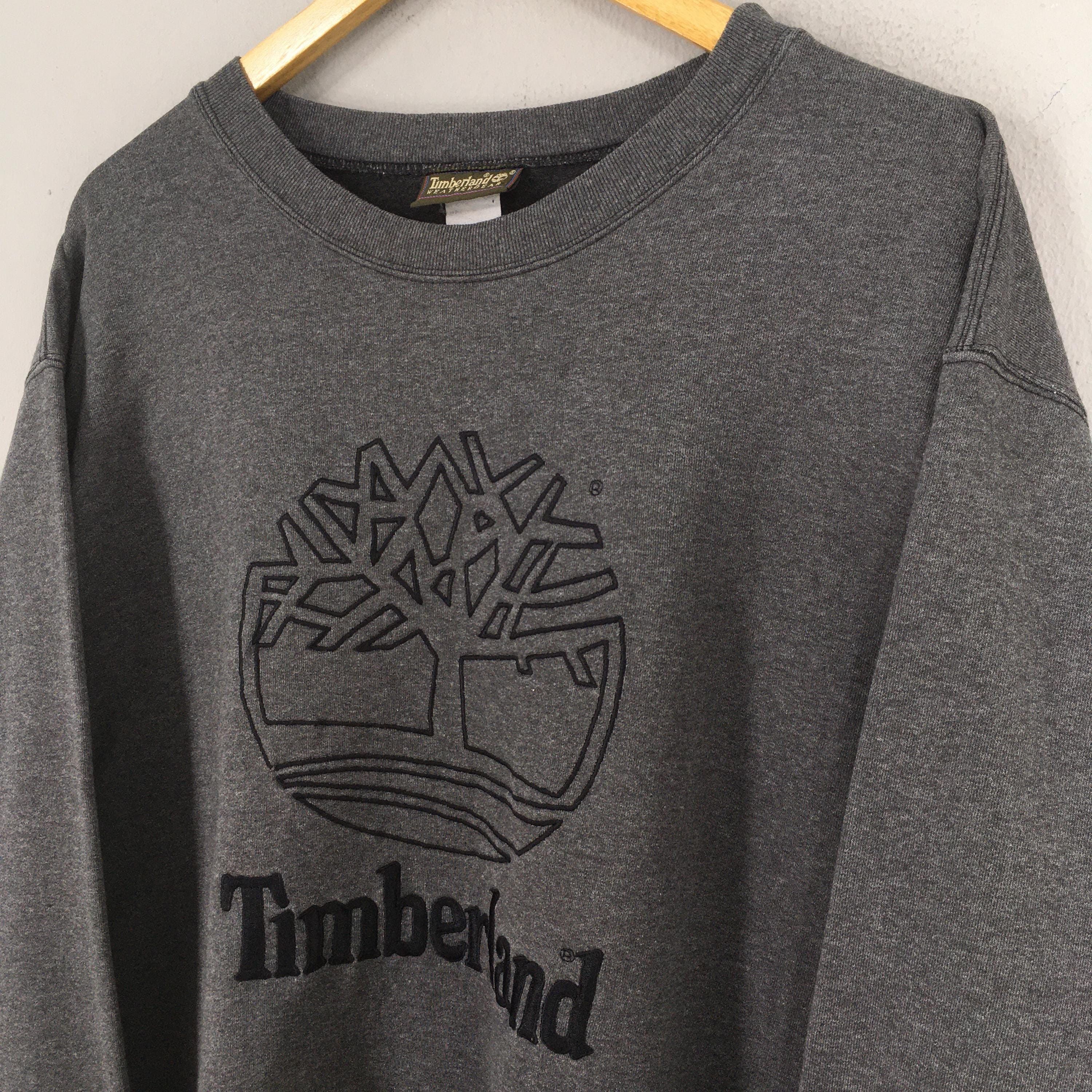 Timberland Vintage 90s Timberland Weathergear Gray Sweatshirt Large Size US L / EU 52-54 / 3 - 3 Thumbnail