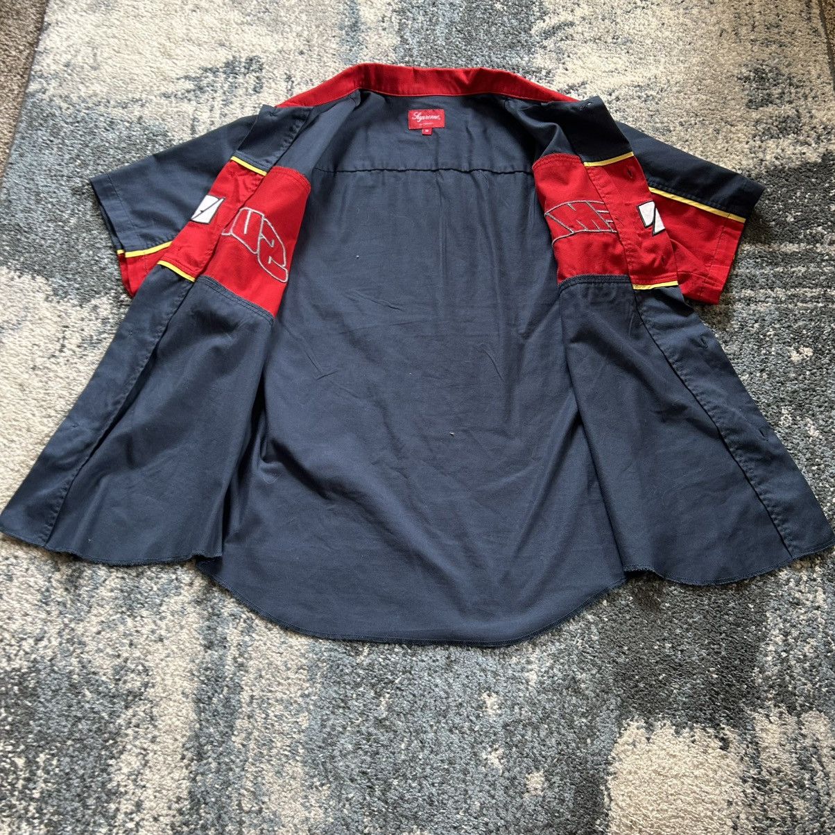 Supreme SPRiNG SUMMER 2018 LiGHT NAVY COLOR BLOCKED WORK SHiRT Size US M / EU 48-50 / 2 - 8 Thumbnail