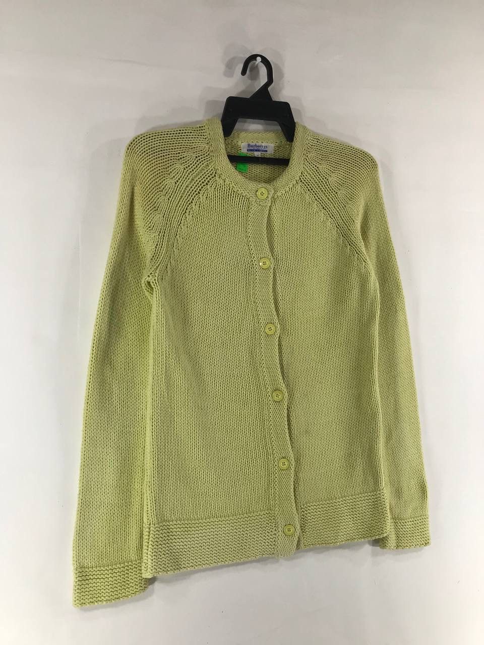 Burberry × Vintage Vintage Burberry Blue Lable Knit Cardigan Size M / US 6-8 / IT 42-44 - 7 Thumbnail