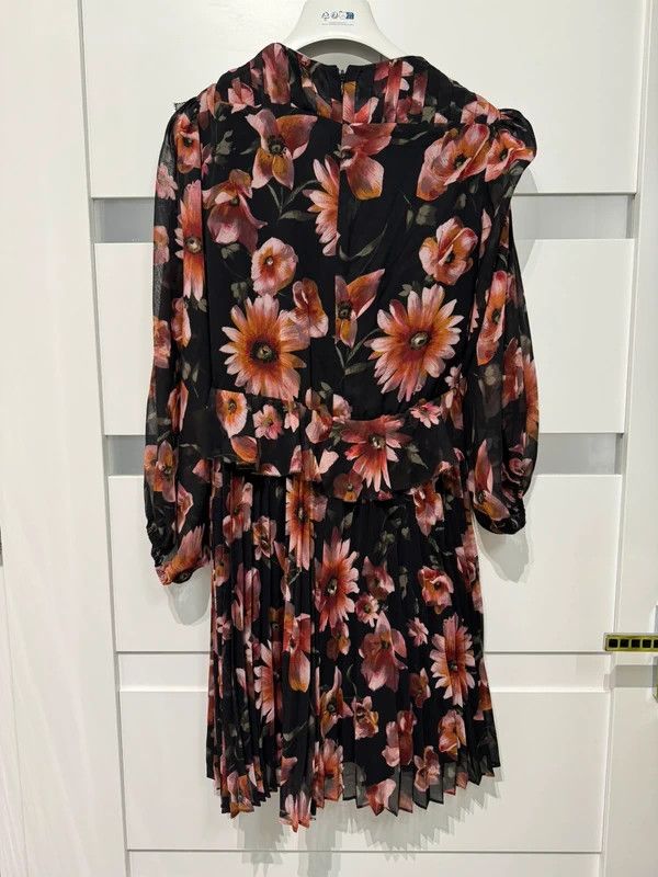 The Kooples The Kooples Floral Print Pleated Mini Dress size 1 S Size S / US 4 / IT 40 - 2 Thumbnail