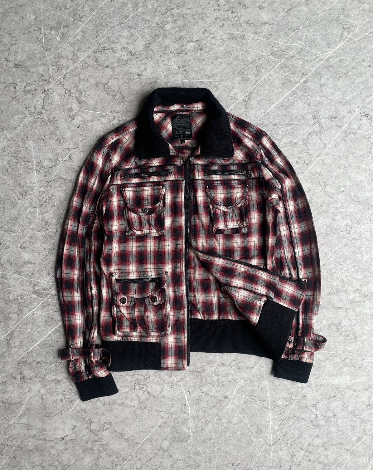 In The Attic In the attic Plaid Bondage Punk Jacket Size US M / EU 48-50 / 2 - 5 Thumbnail