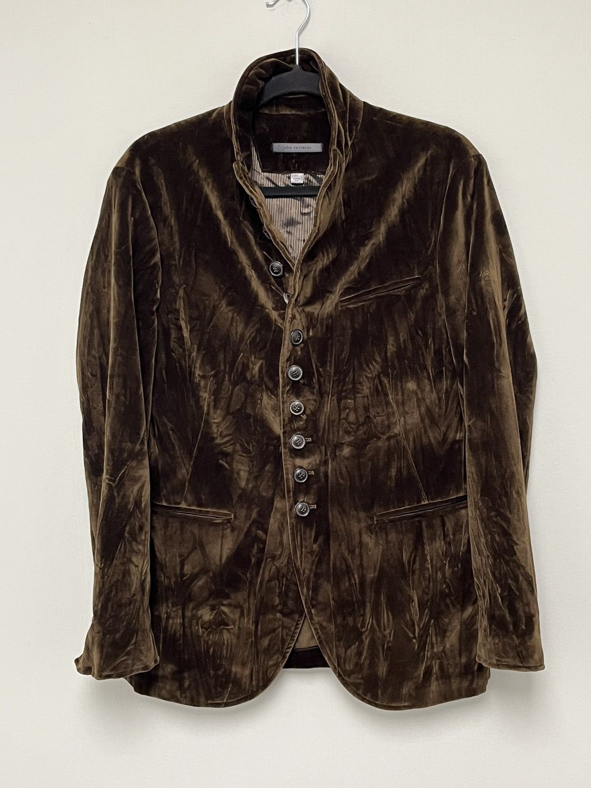 John Varvatos Crushed velvet Multibutton jacket 48 Size US M / EU 48-50 / 2 - 12 Thumbnail