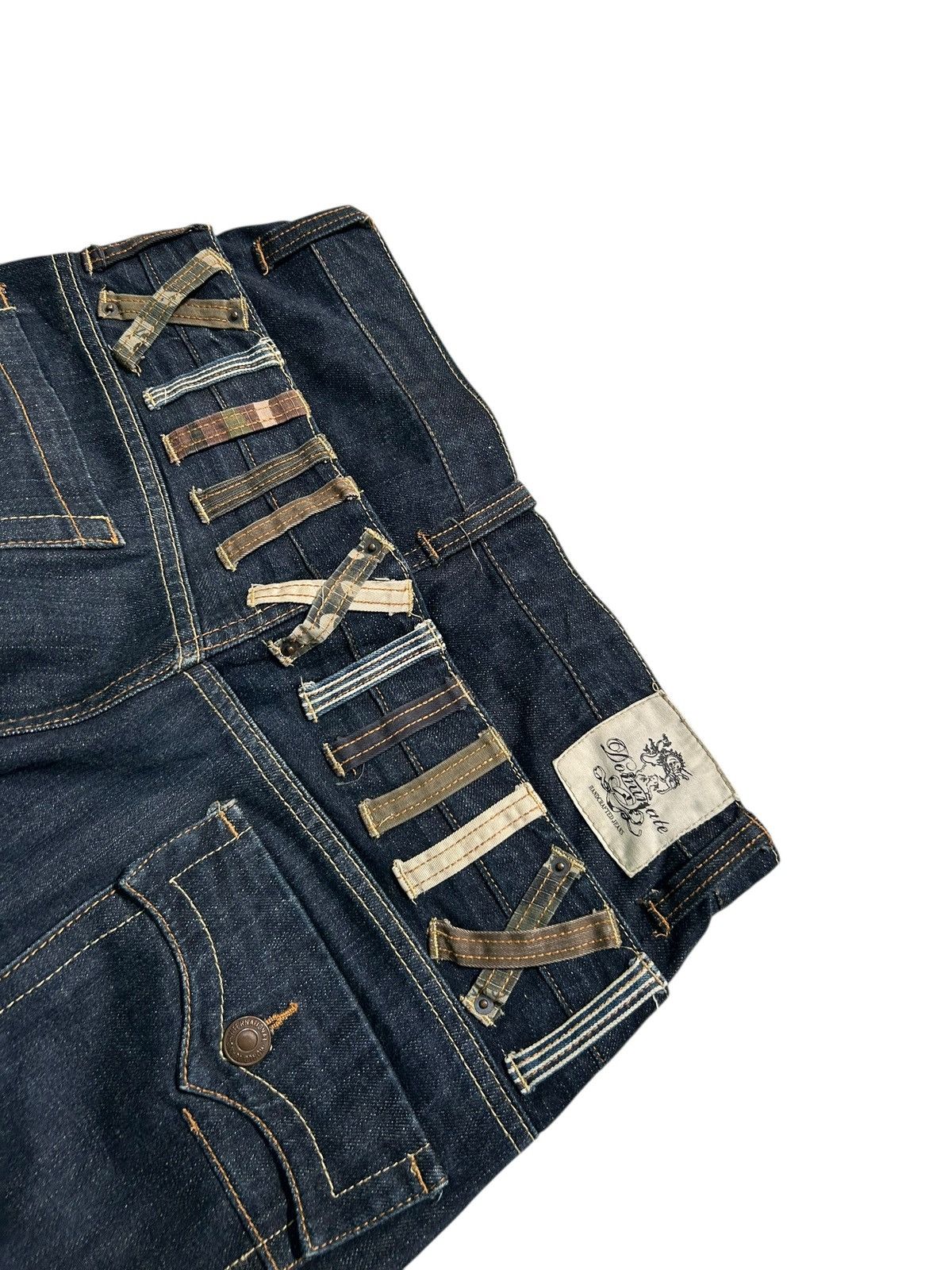 Japanese Brand × Kapital × Vintage Double Waist Dominate Japanese Punk Style Denim Jeans Size US 32 / EU 48 - 2 Thumbnail