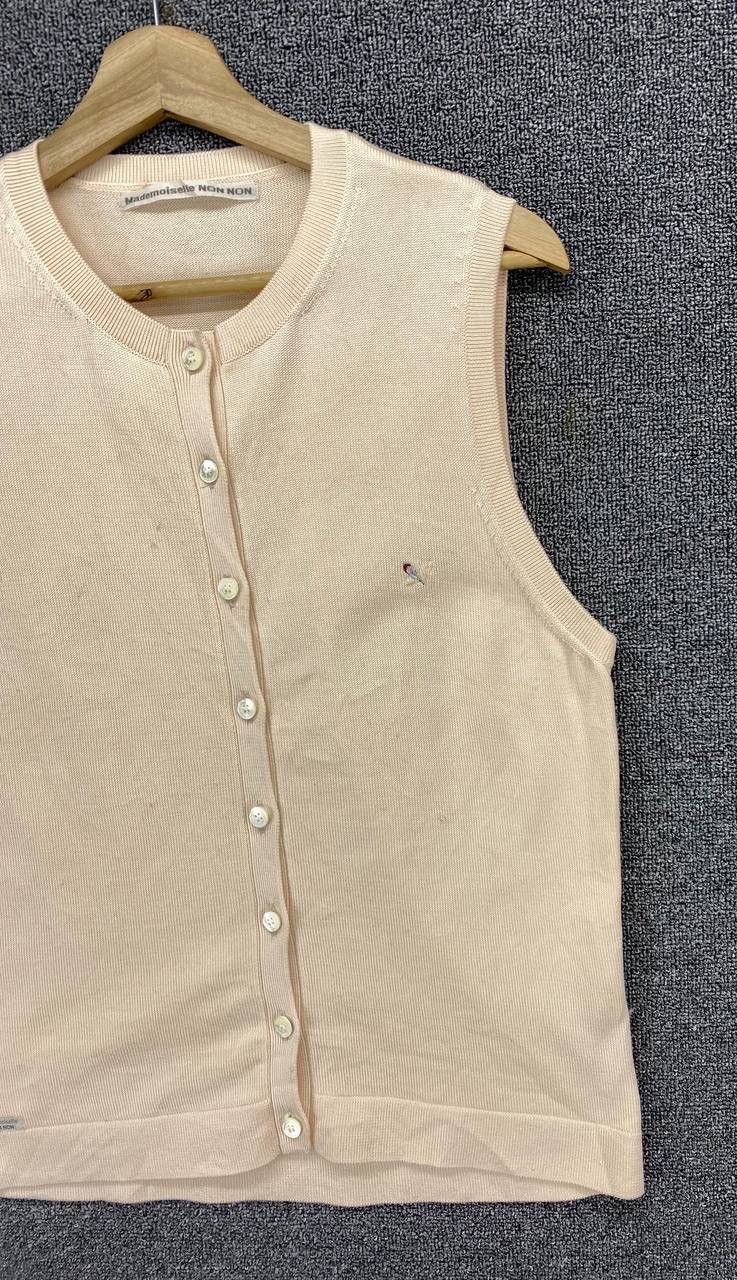 Issey Miyake Vintage Issey Miyake Mademoiselle Non Non Button Up Vest Size L / US 10 / IT 46 - 2 Thumbnail