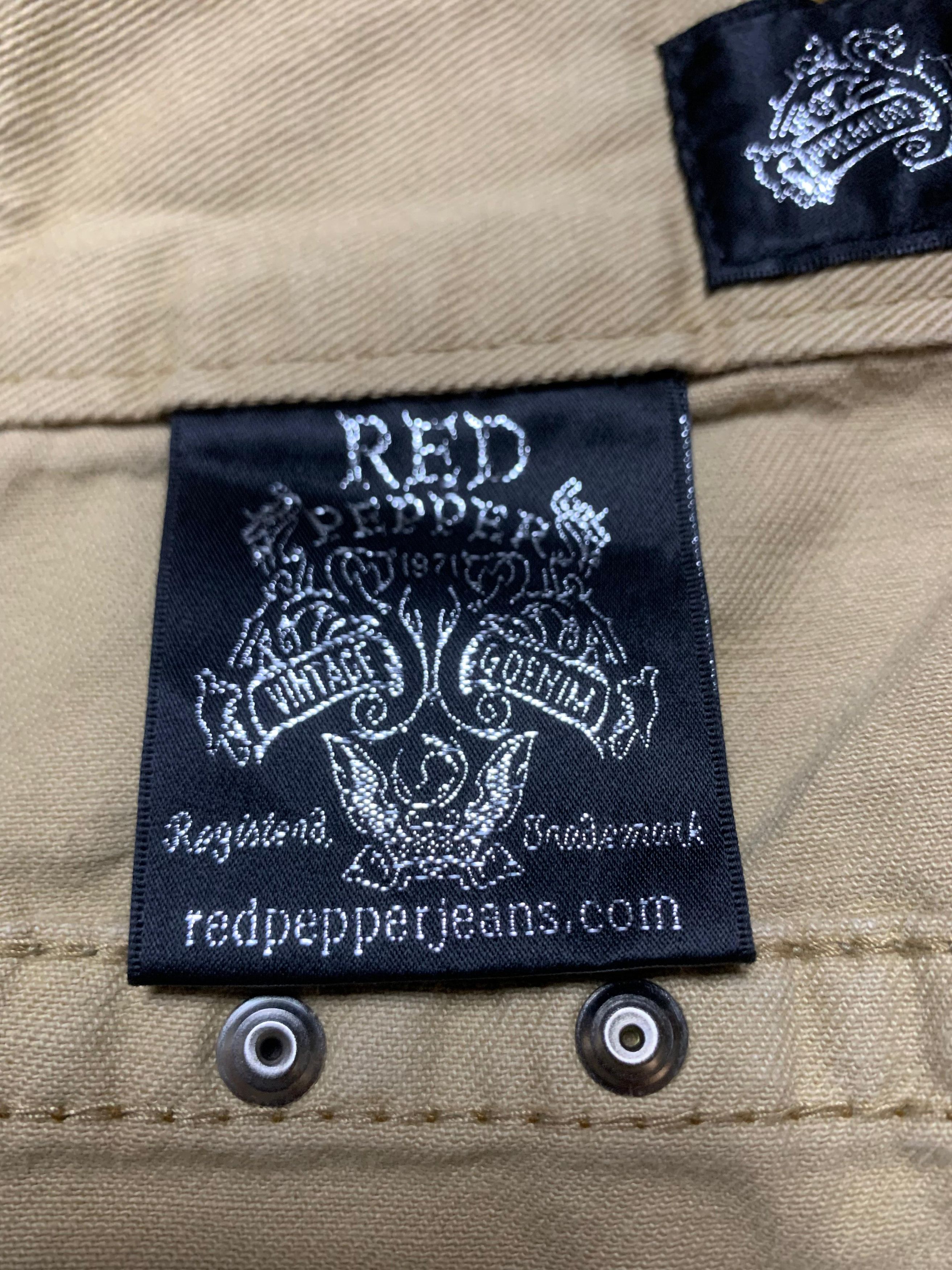 Japanese Brand Redpepper - Distressed Skulls Studded Jeans Pants Size US 34 / EU 50 - 9 Thumbnail