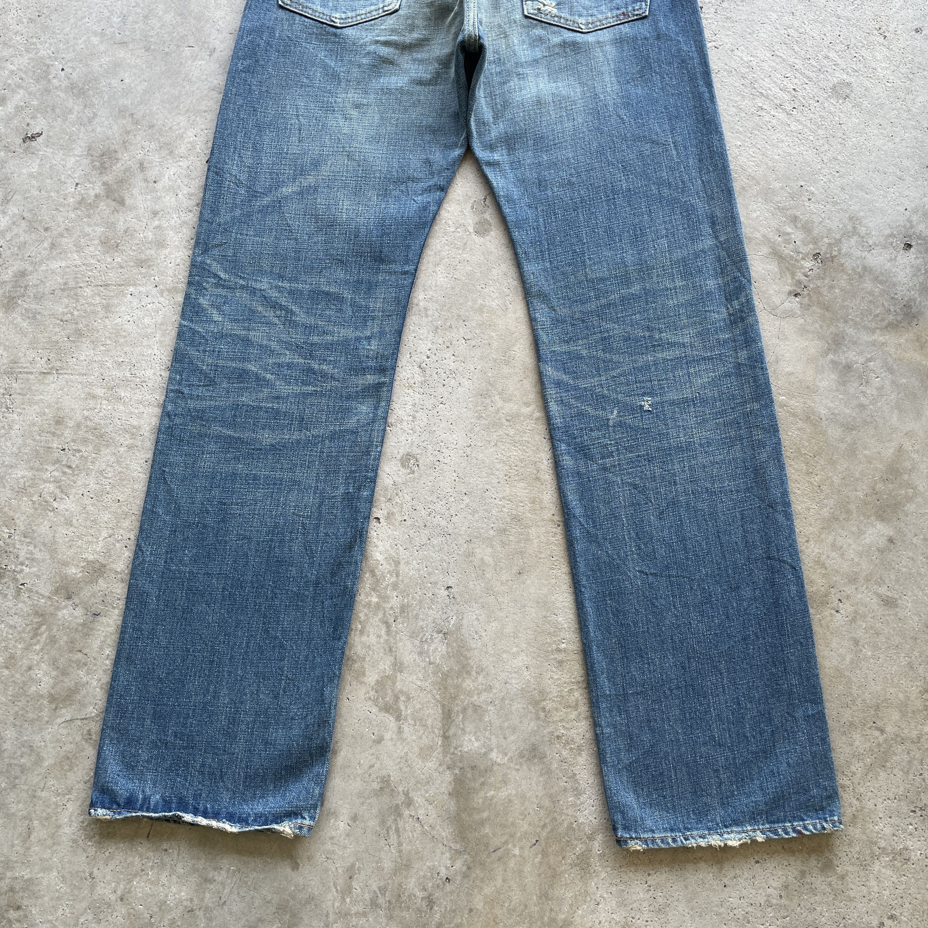 OMNIGOD Vintage OMNIGOD Denim Distressed Selvedge Faded Jeans Pants Size US 32 / EU 48 - 16 Thumbnail