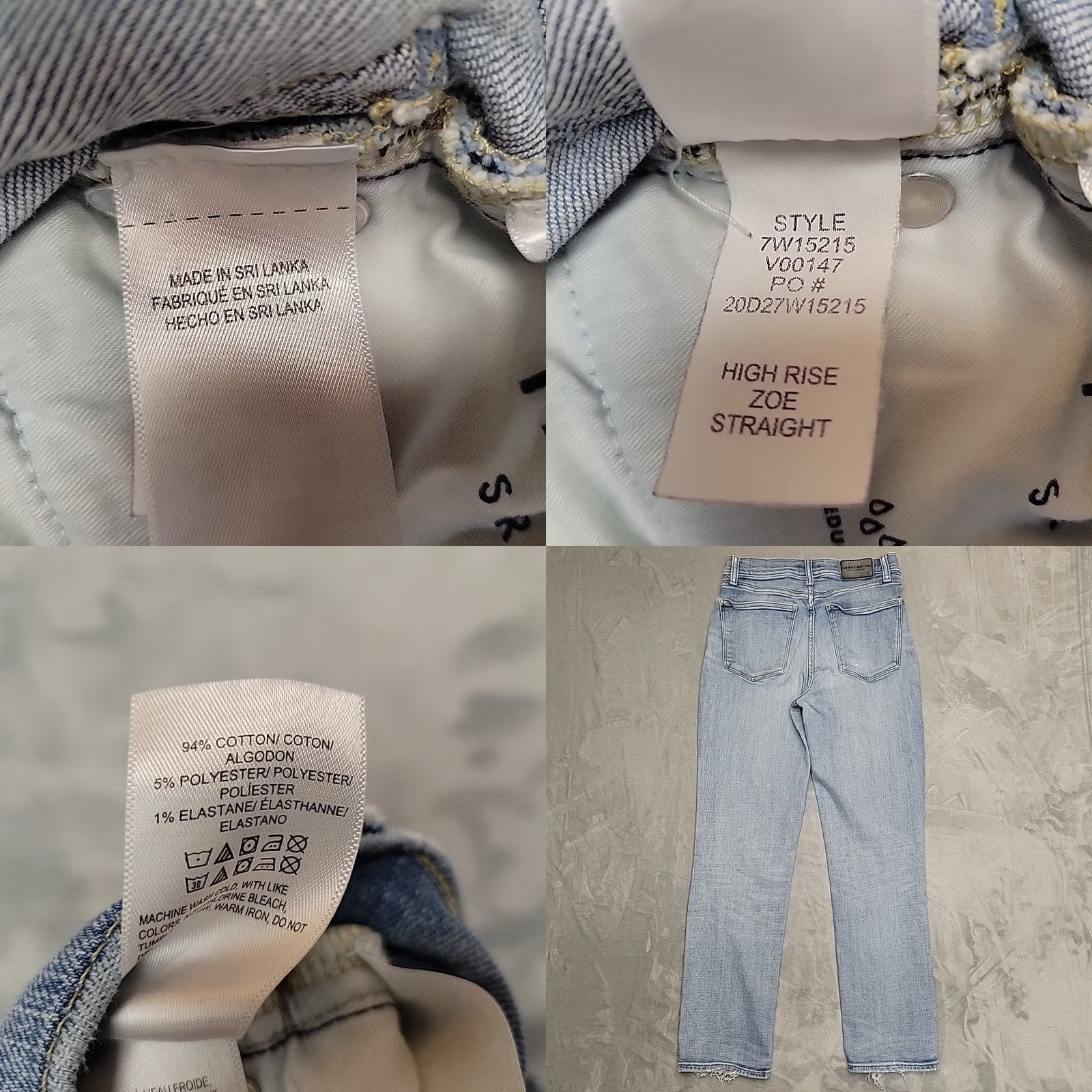 Lucky Brand Lucky Brand Jeans Women 10 Faded Blue Denim Zoe High Rise Straight Leg Pants Buds 90s USA American Denim Jeans Women 10 Boyz? Size 32" / US 10 / IT 46 - 8 Thumbnail