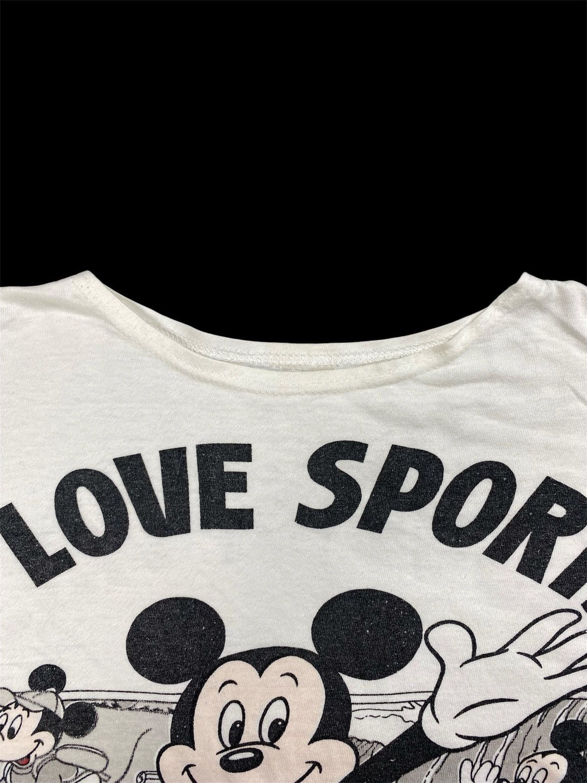 Vintage Vintage Mickey Mouse I Love Sports Sleeveless T-Shirt Size US XS / EU 42 / 0 - 10 Thumbnail