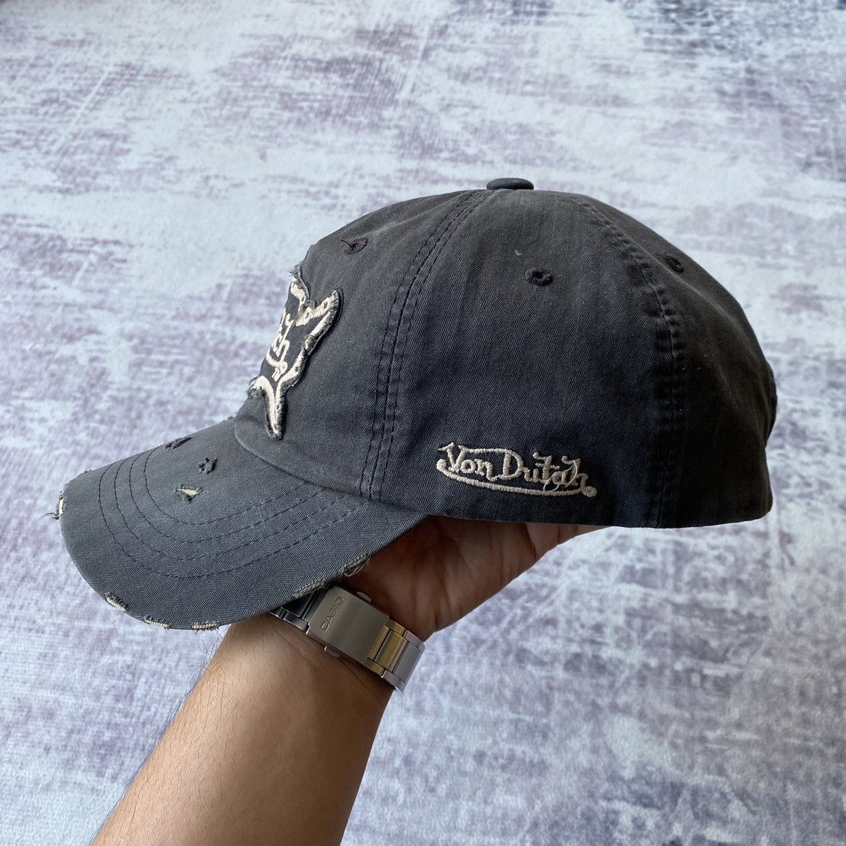 Japanese Brand Von Dutch Distressed Hat Cap Size ONE SIZE - 3 Thumbnail