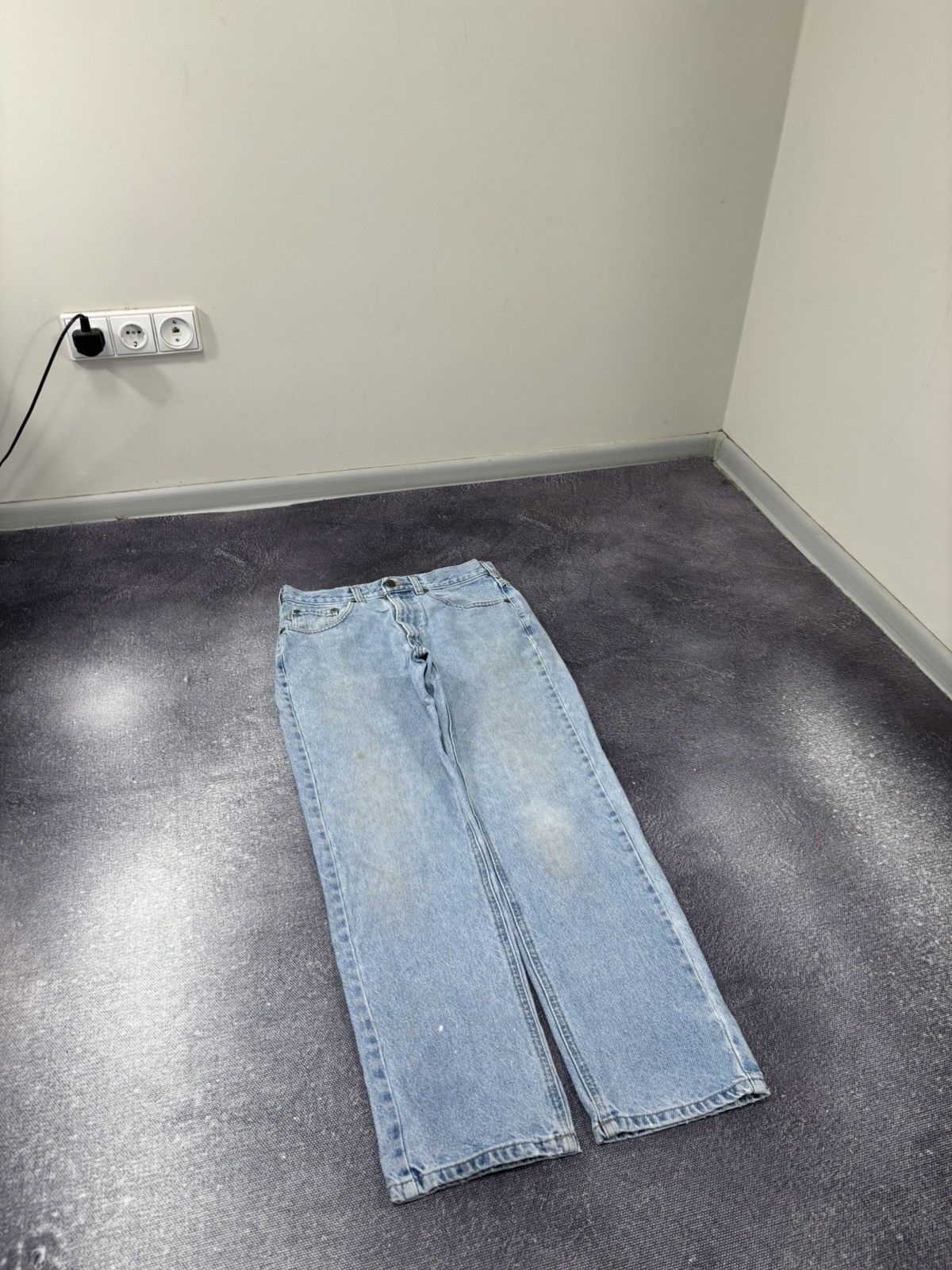 Carhartt Vintage Carhartt Y2K Light Blue Work Hype Heavy Denim Jeans Size US 32 / EU 48 - 9 Thumbnail