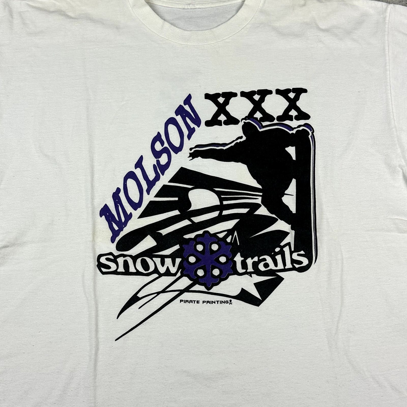 Vintage Molson Snow Trails Shirt XXL Skiing Snowboarding Size US XXL / EU 58 / 5 - 2 Thumbnail