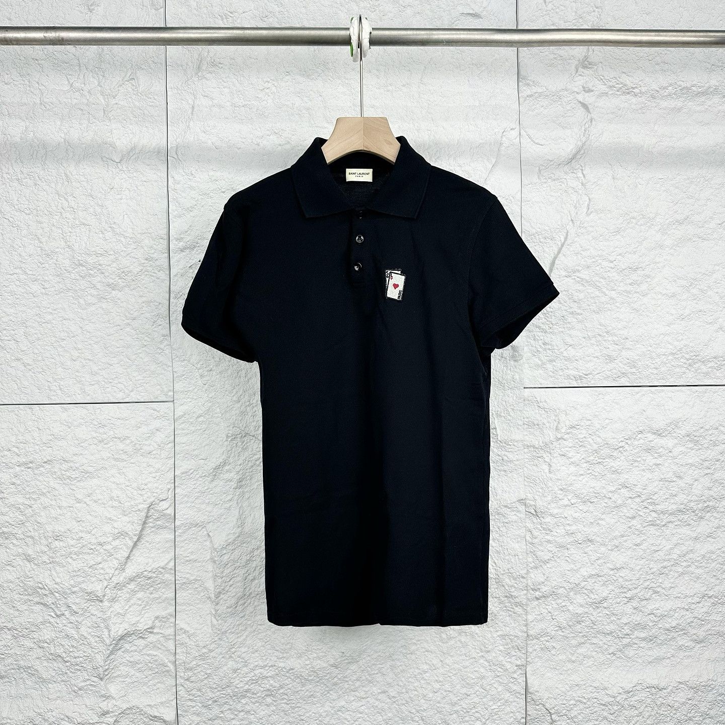 Saint Laurent Paris Saint Laurent Playing Card Polo Shirt Size S Size US S / EU 44-46 / 1 - 1 Thumbnail