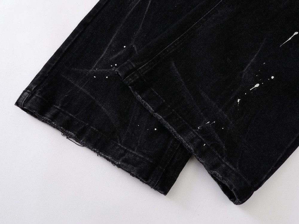 Vintage Street Punk Men's Loose-Fit Distressed Washed Jeans Size US 32 / EU 48 - 6 Thumbnail