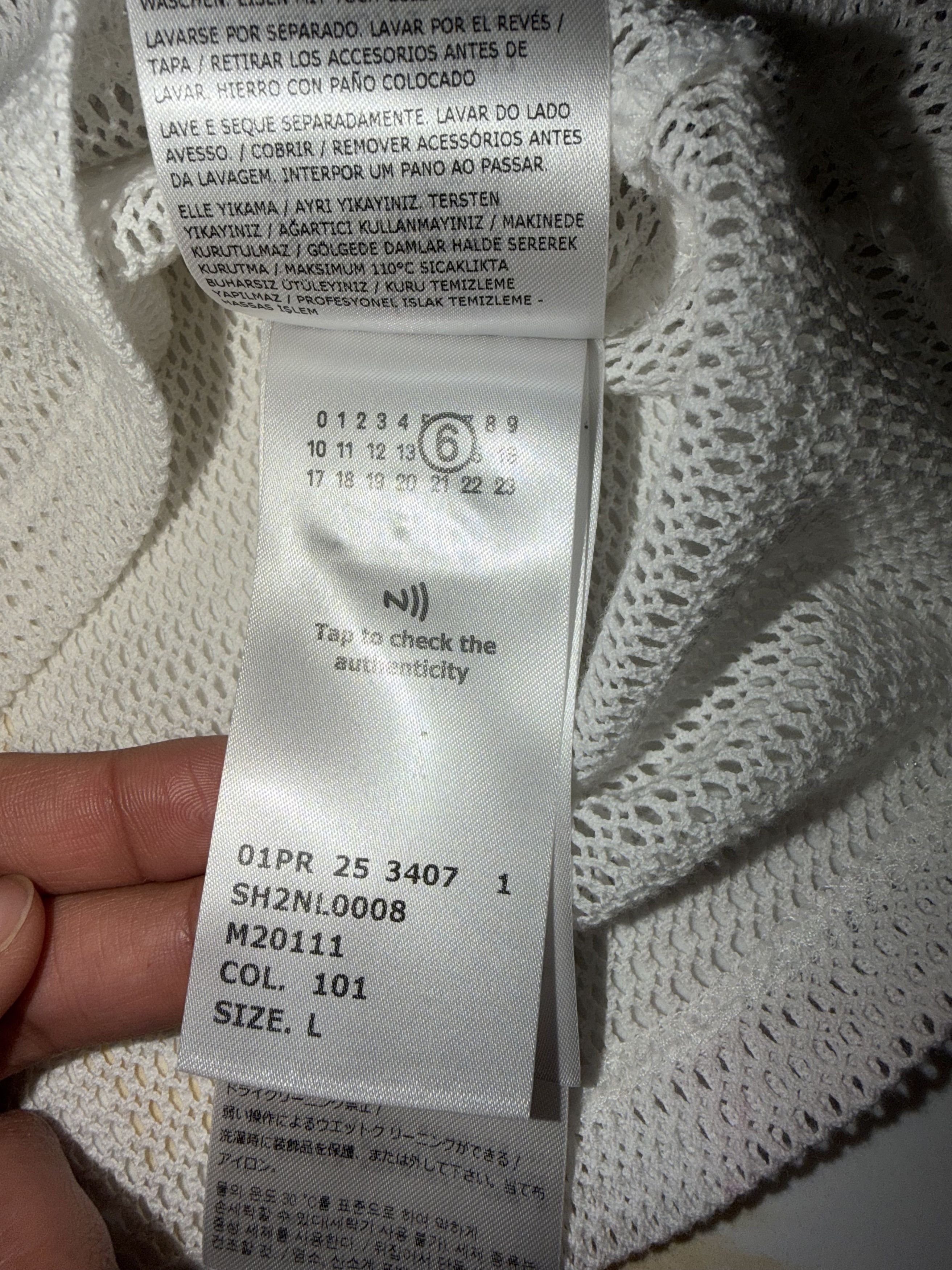 Maison Margiela Margiela Mesh Knit Top! Size US L / EU 52-54 / 3 - 8 Thumbnail
