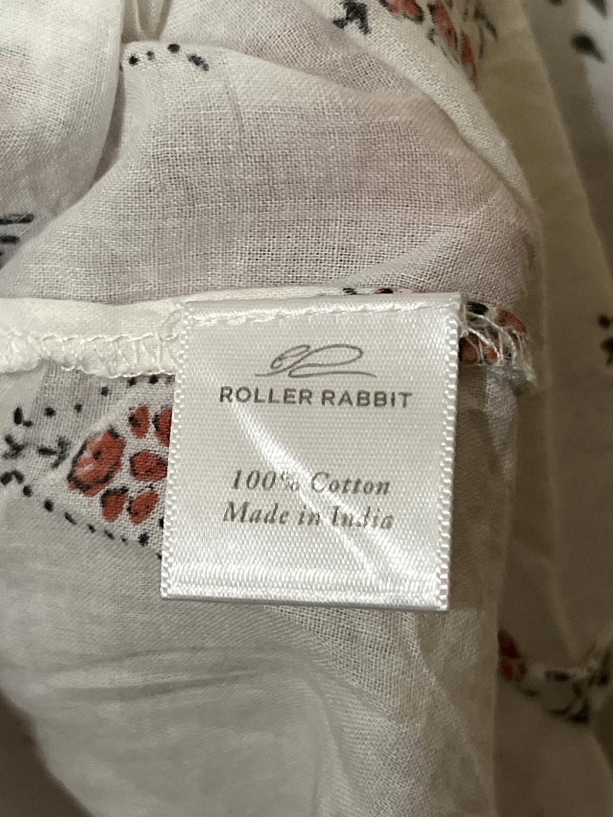 Other Roberta Roller Rabbit White Floral Print Tunic Top Medium Size M / US 6-8 / IT 42-44 - 4 Thumbnail